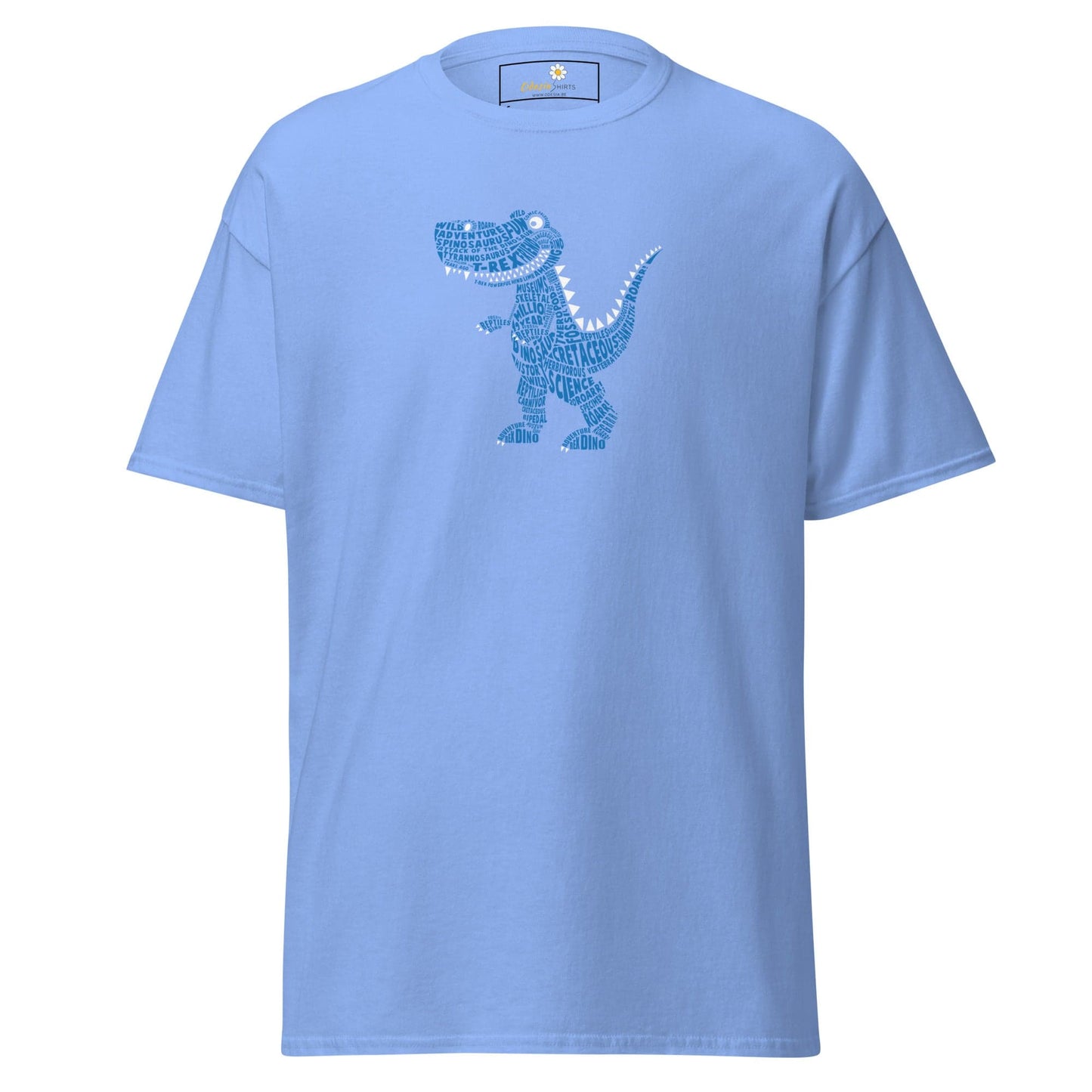 Unisex classic t-shirt - FUN LITTLE DINO - REGULAR - Carolina Blue / S