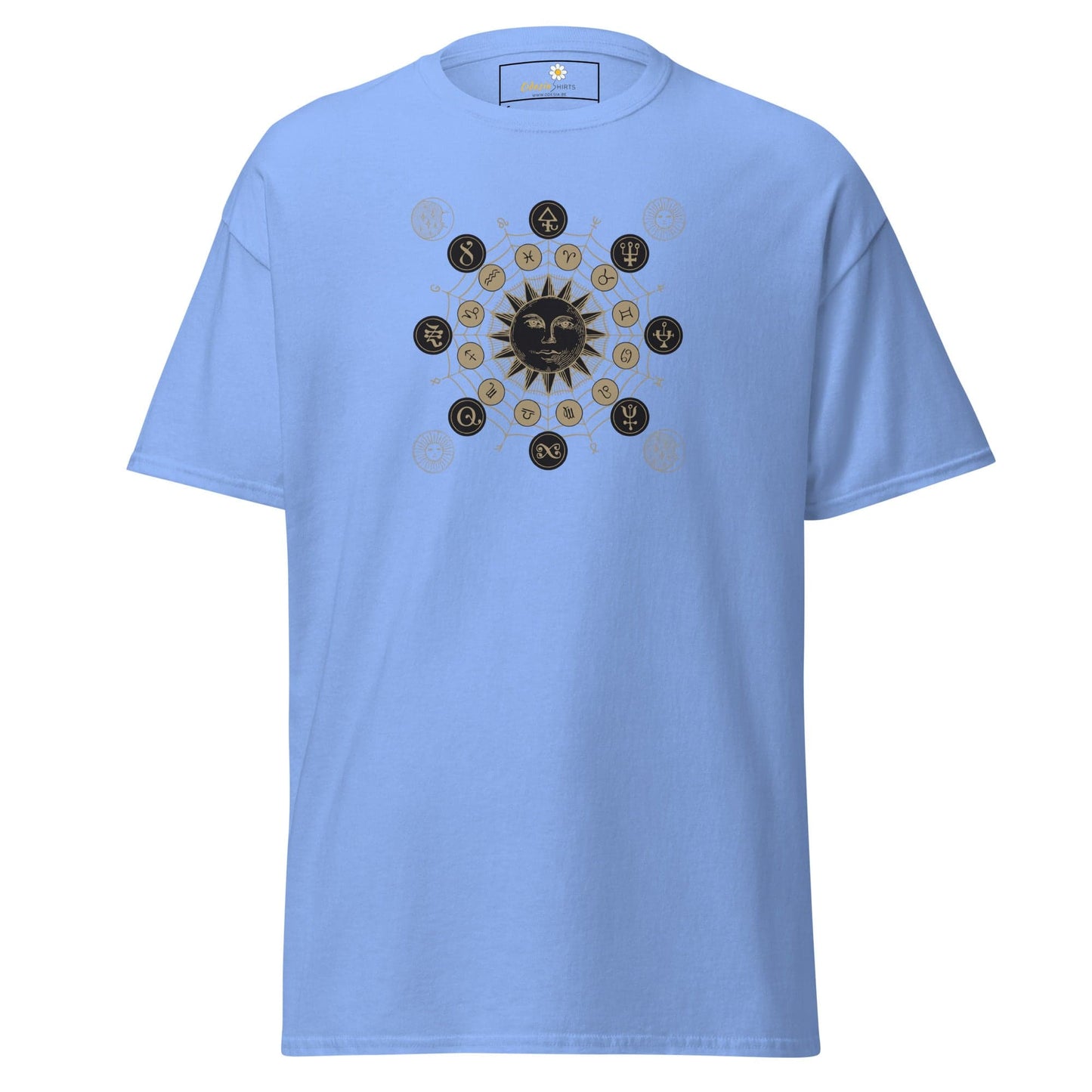 Unisex classic t-shirt - MYSTIC SUN MAGIC - REGULAR - Carolina Blue / S