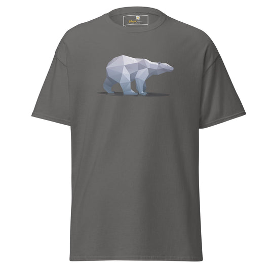 Unisex classic t-shirt - WILD LIFE ICE BEAR - REGULAR - Charcoal / S
