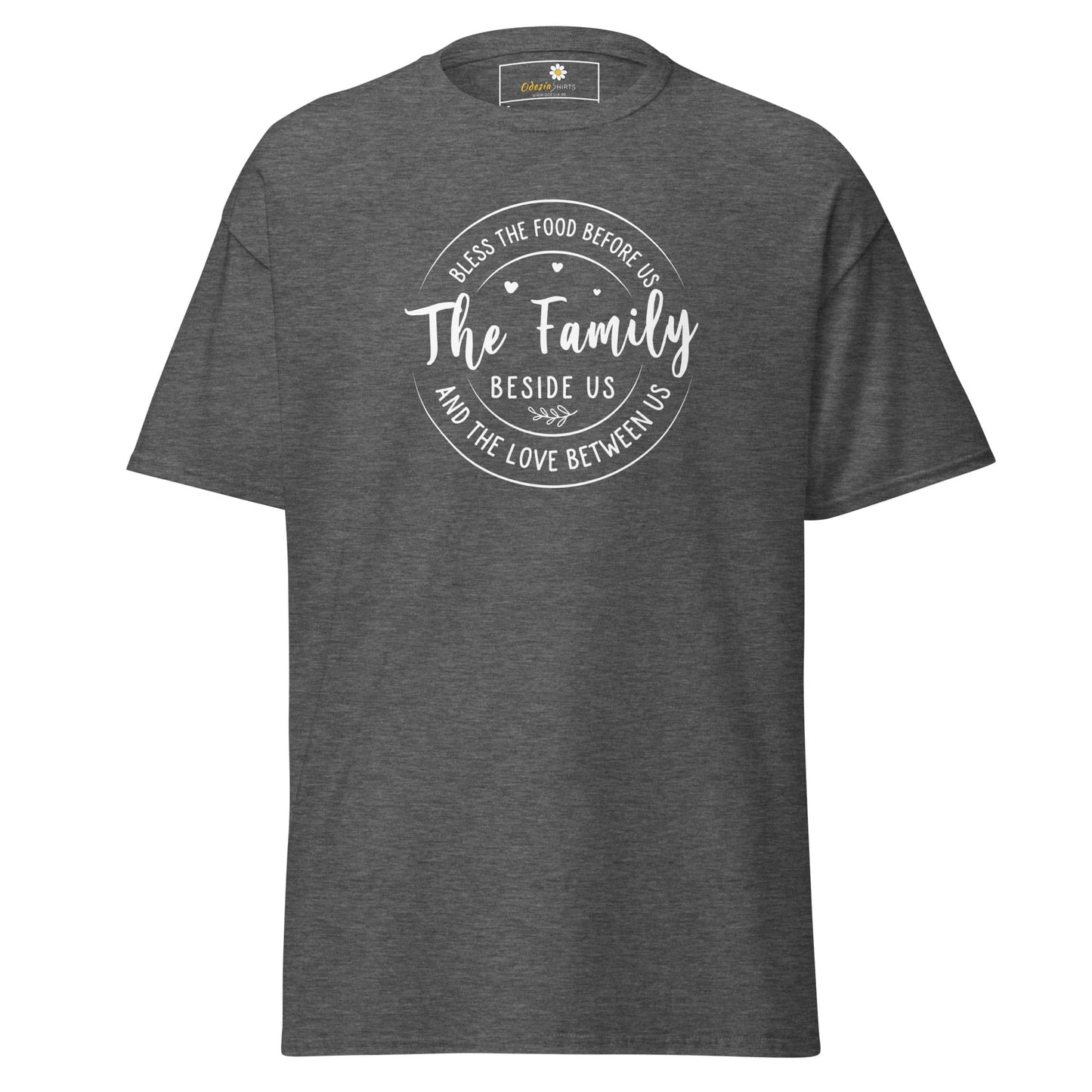 Unisex classic t-shirt - SPIRITUAL BLESS THE FAMILY - REGULAR - Dark Heather / S
