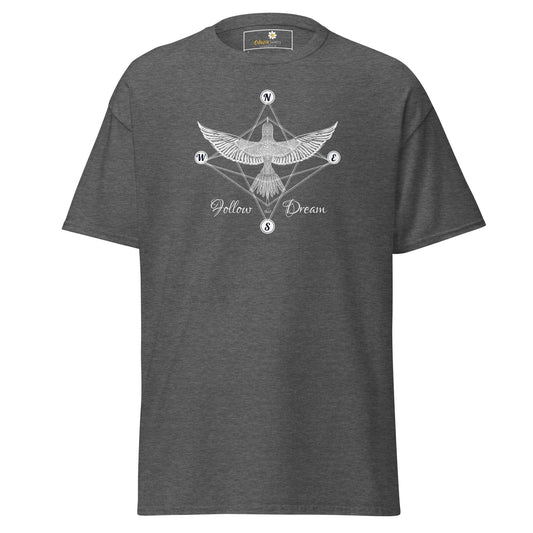Gray T-shirt with bird design from T-SHIRT DESIGN TEE MAN WOMAN S-XL