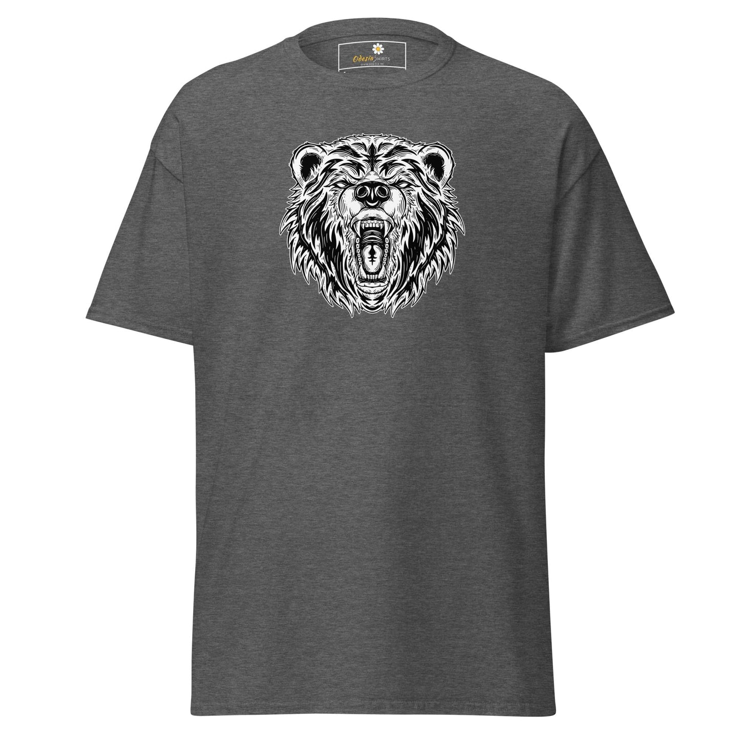 Unisex classic t-shirt - WILD LIFE BEAR - REGULAR - Dark Heather / S