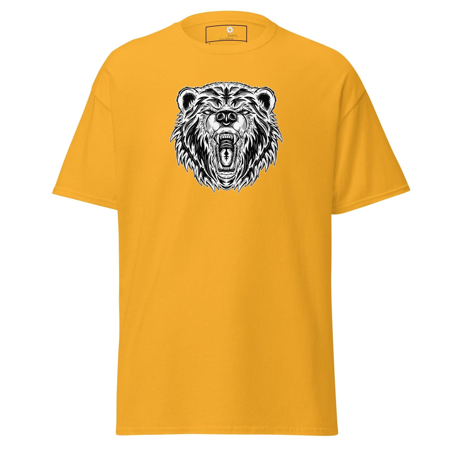 Unisex classic t-shirt - WILD LIFE BEAR - REGULAR - Gold / S