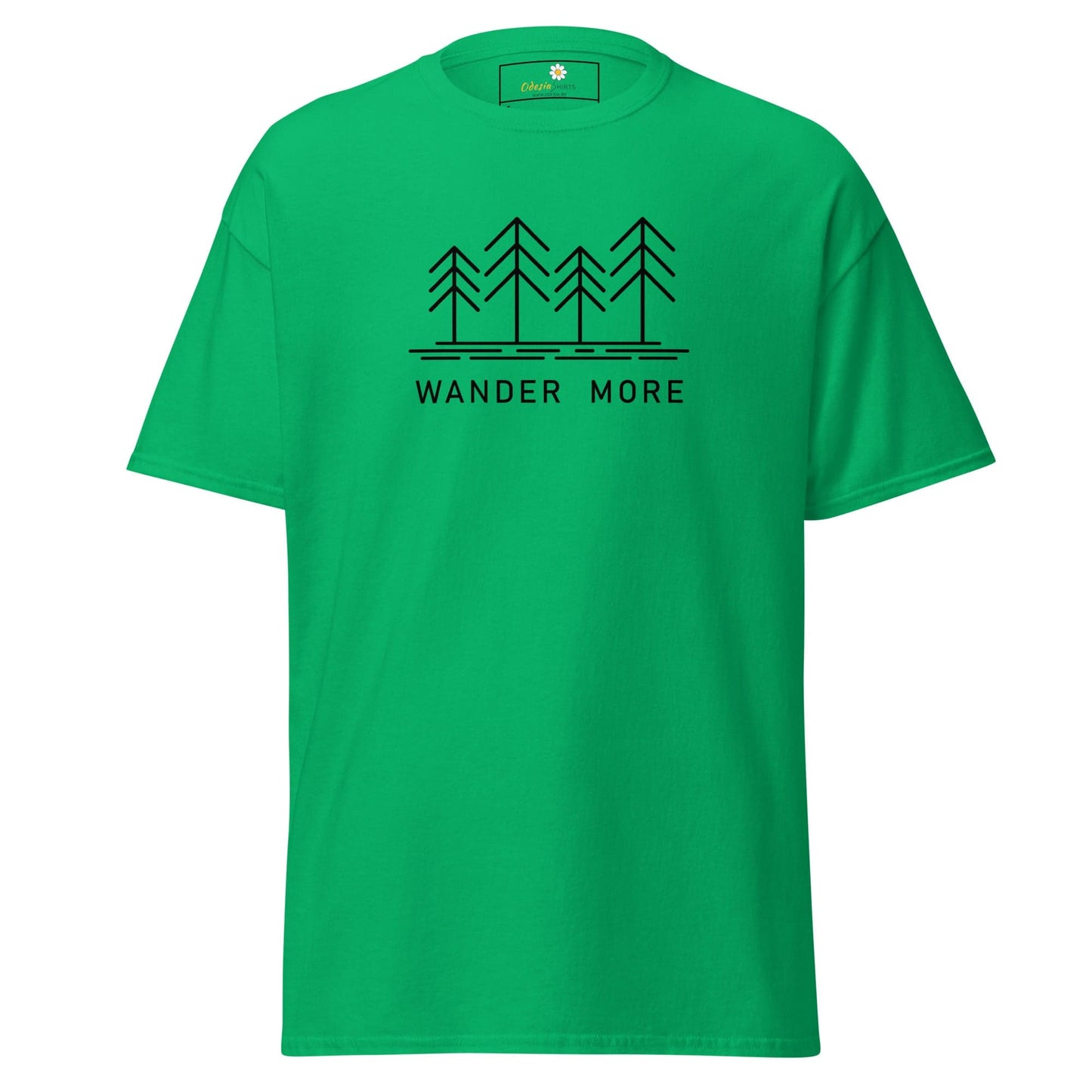 Unisex classic t-shirt - ADVENTURE WANDER MORE - REGULAR - Irish Green / S