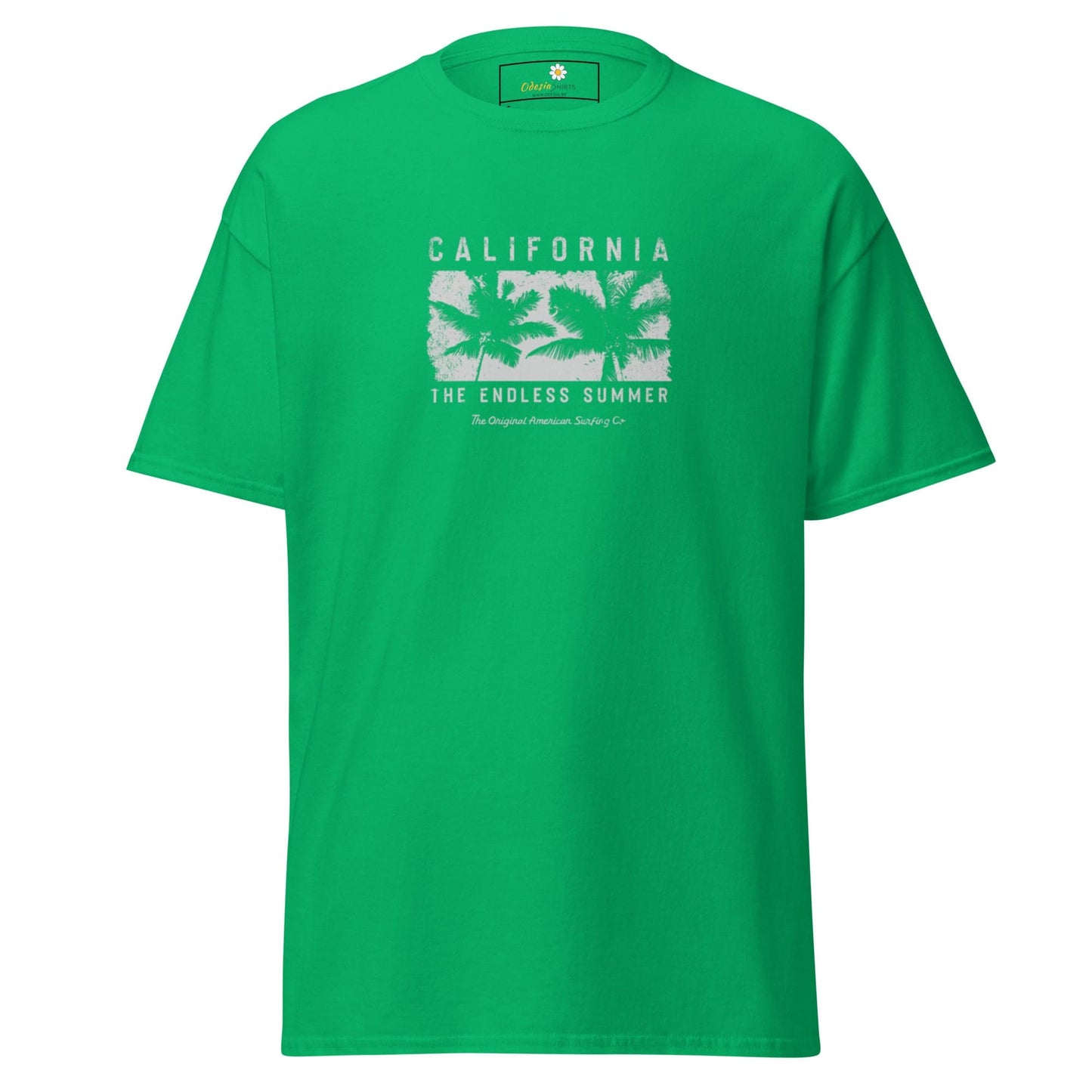 Unisex classic t-shirt - SUMMER CALIFORNIA TREES - REGULAR - Irish Green / S