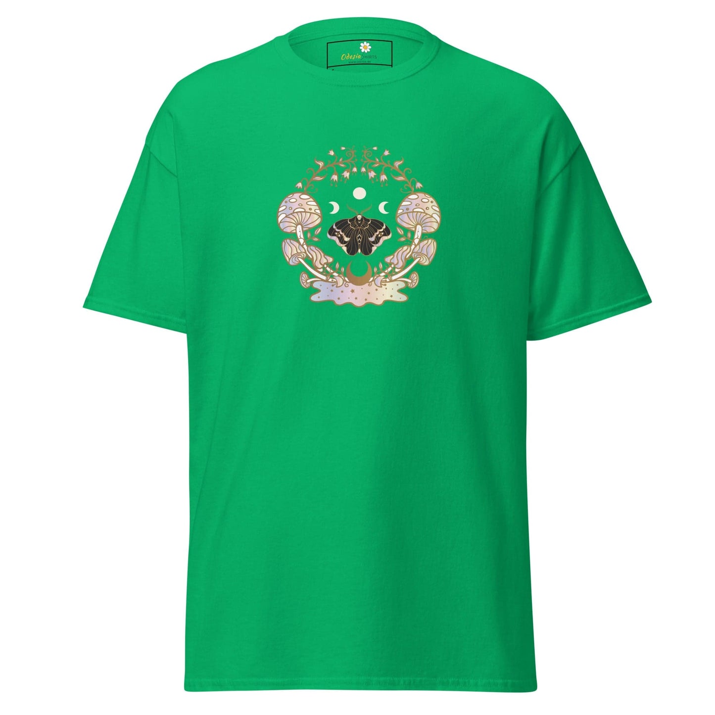 Unisex classic t-shirt - MYSTIC MAGIC MUSHROOMS - REGULAR - Irish Green / S