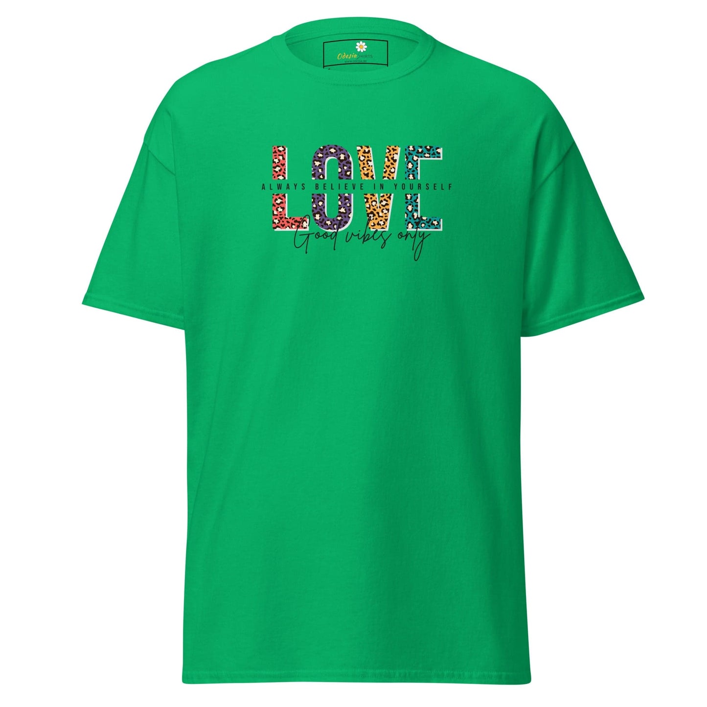 Unisex classic t-shirt - TEXT LOVE YOURSELF - REGULAR - Irish Green / S