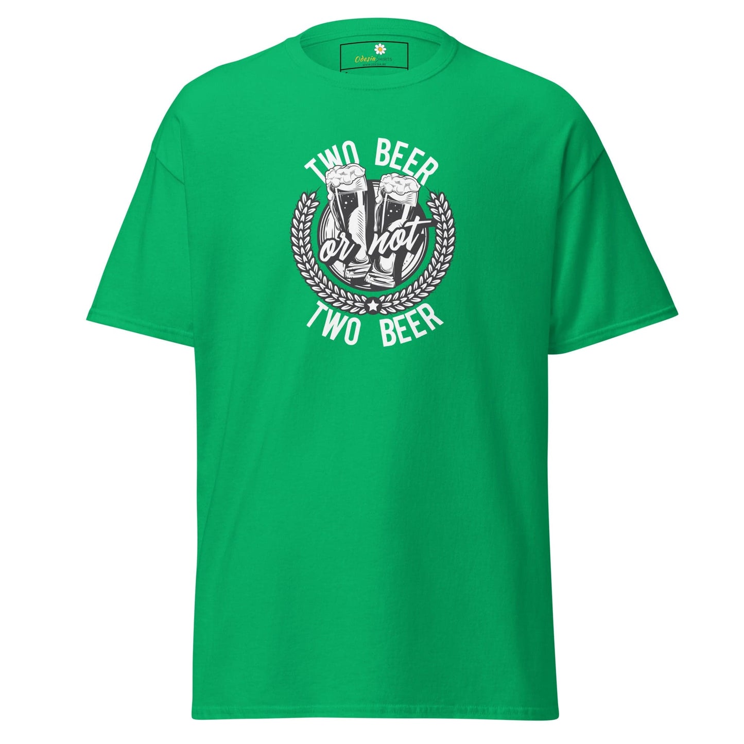 Unisex classic t-shirt - FUN TWO BEER OR NOT - REGULAR - Irish Green / S