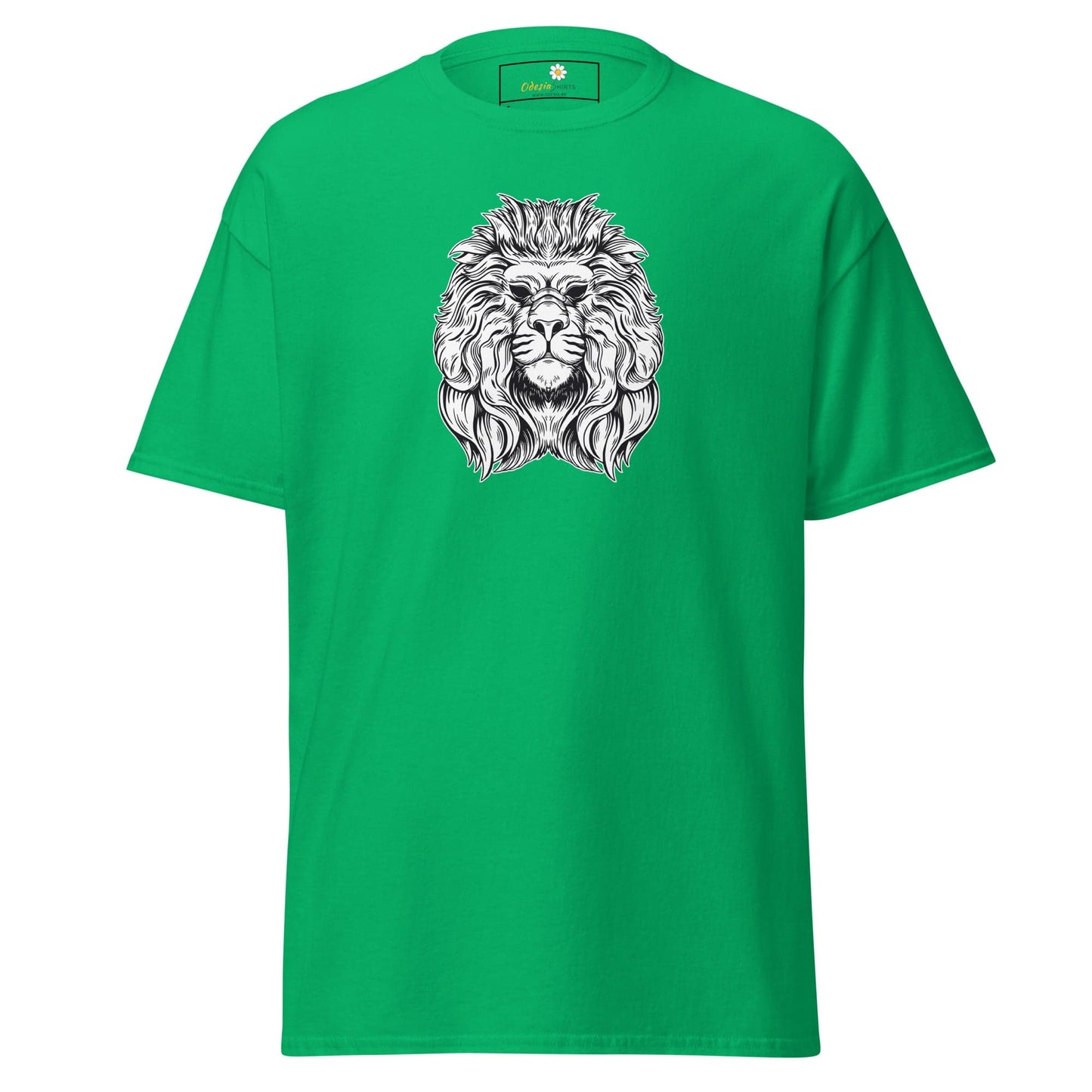 Unisex classic t-shirt - WILD LIFE LION HEAD - REGULAR - Irish Green / S