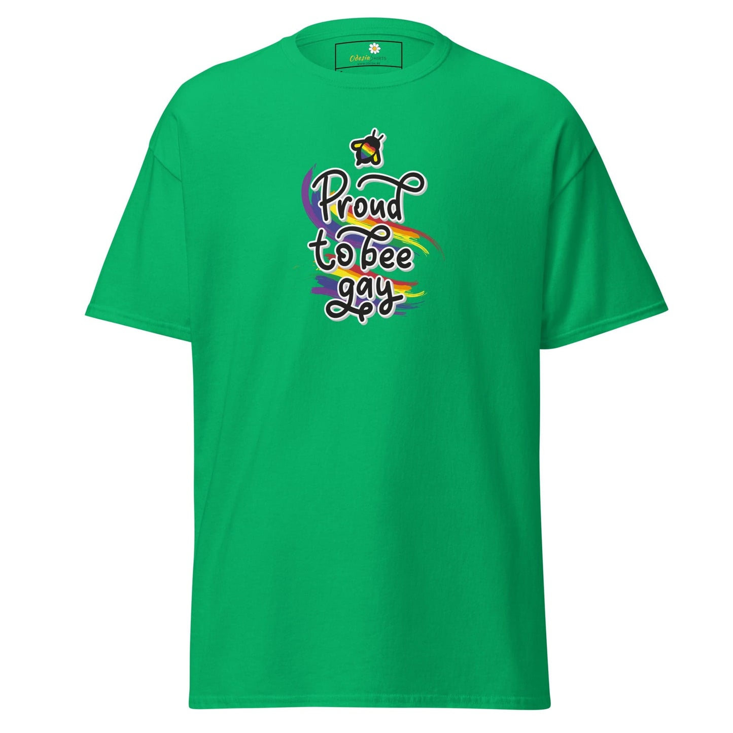 Unisex classic t-shirt - LGBTQ PROUD BEE GAY - REGULAR - Irish Green / S
