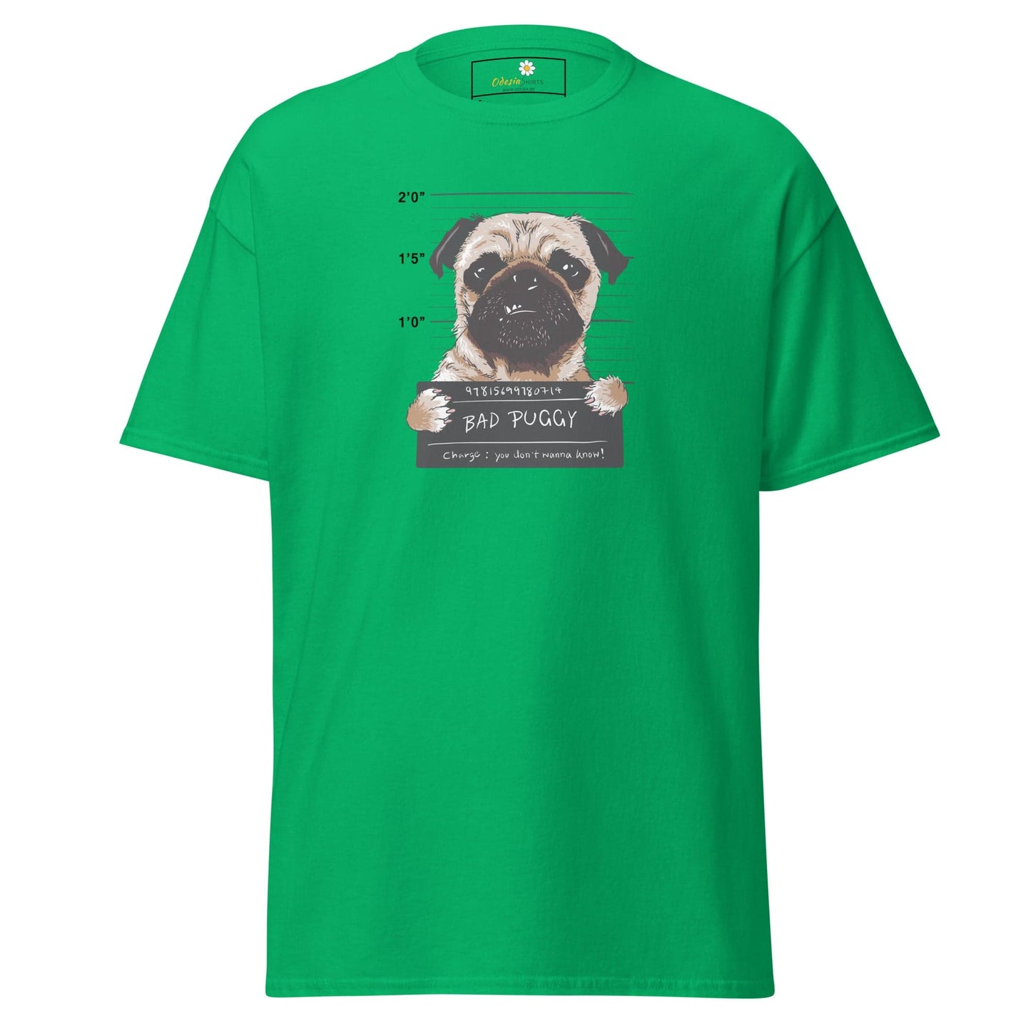 Unisex classic t-shirt - ANIMALS BAD PUPPY - REGULAR - Irish Green / S