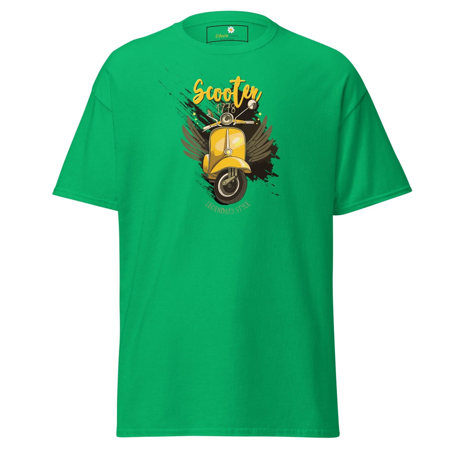 Unisex classic t-shirt - VINTAGE SCOOTER 1978 - REGULAR - Irish Green / S