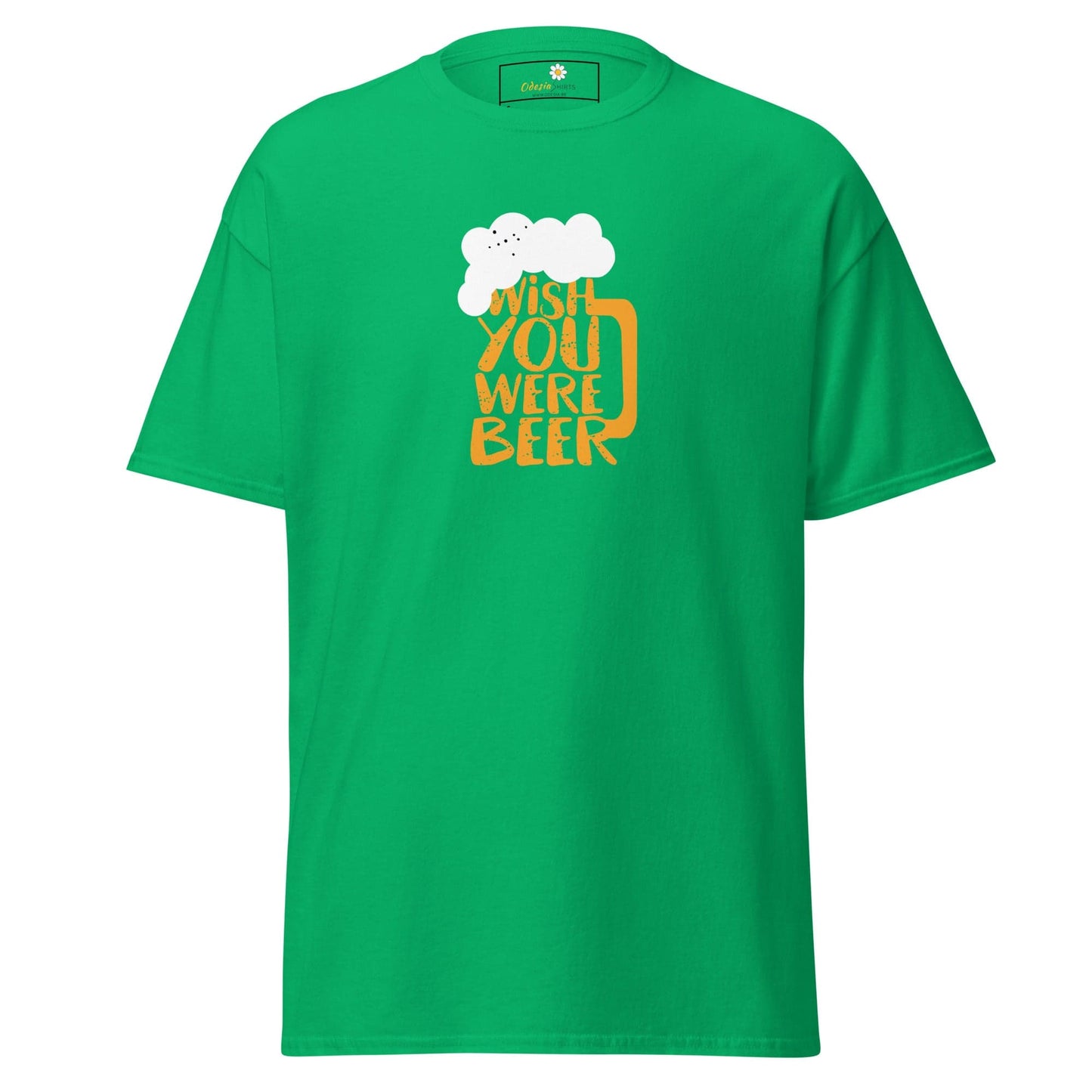 Unisex classic t-shirt - FUN WISH YOU WERE BEER - REGULAR - Irish Green / S
