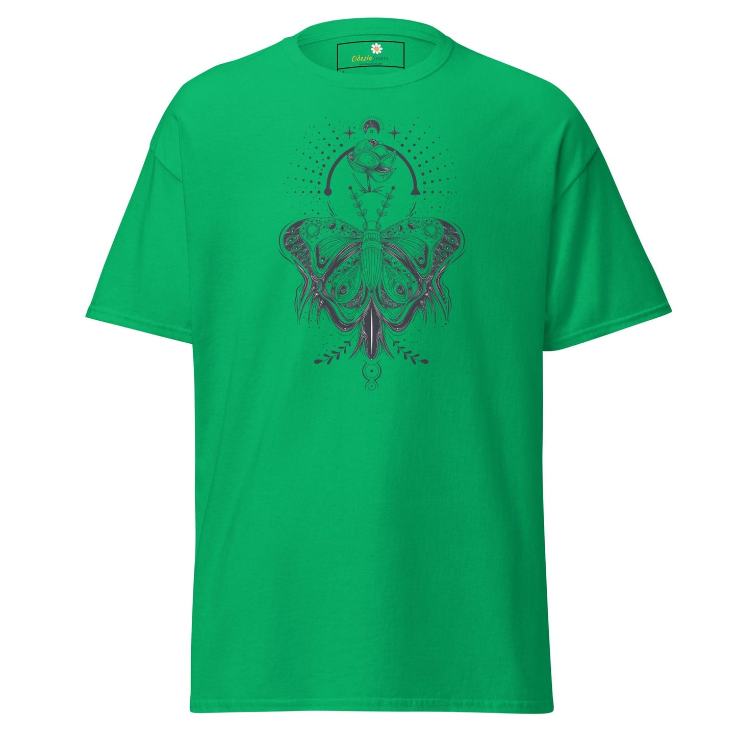 Unisex classic t-shirt - MYSTIC BUTTERFLY - REGULAR - Irish Green / S
