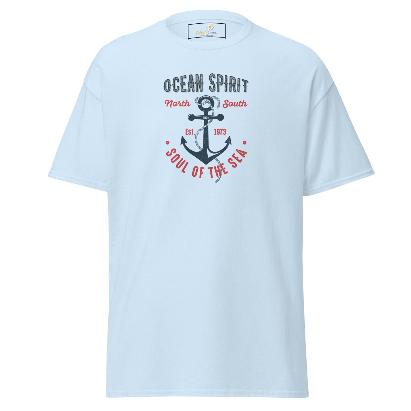 Unisex classic t-shirt - SEALIFE OCEAN SPIRIT SOUL OF SEA - REGULAR - Light Blue / S