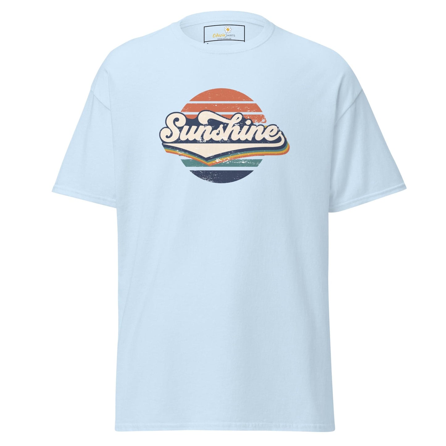 Unisex classic t-shirt - SUMMER SUNSHINE - REGULAR - Light Blue / S