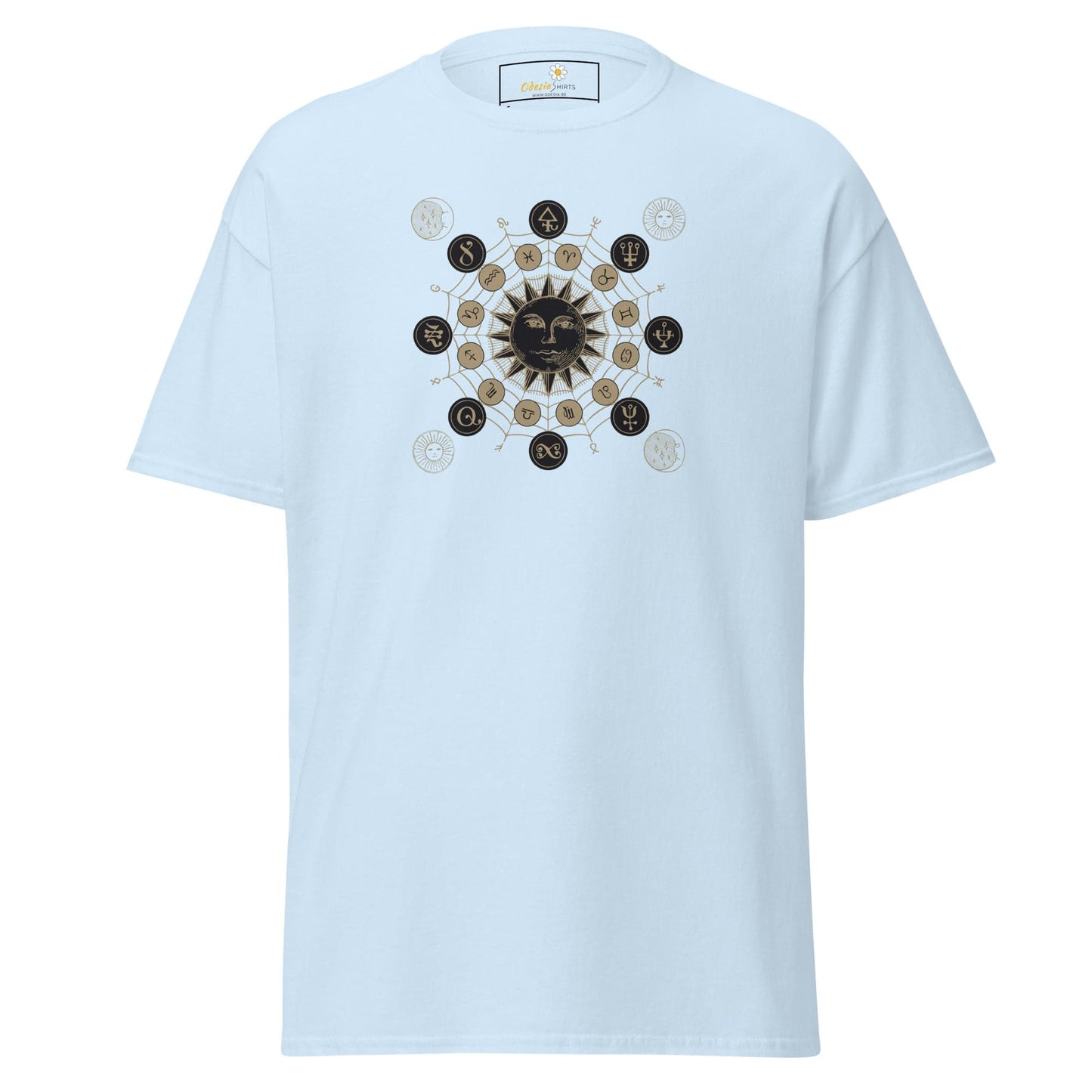 Unisex classic t-shirt - MYSTIC SUN MAGIC - REGULAR - Light Blue / S