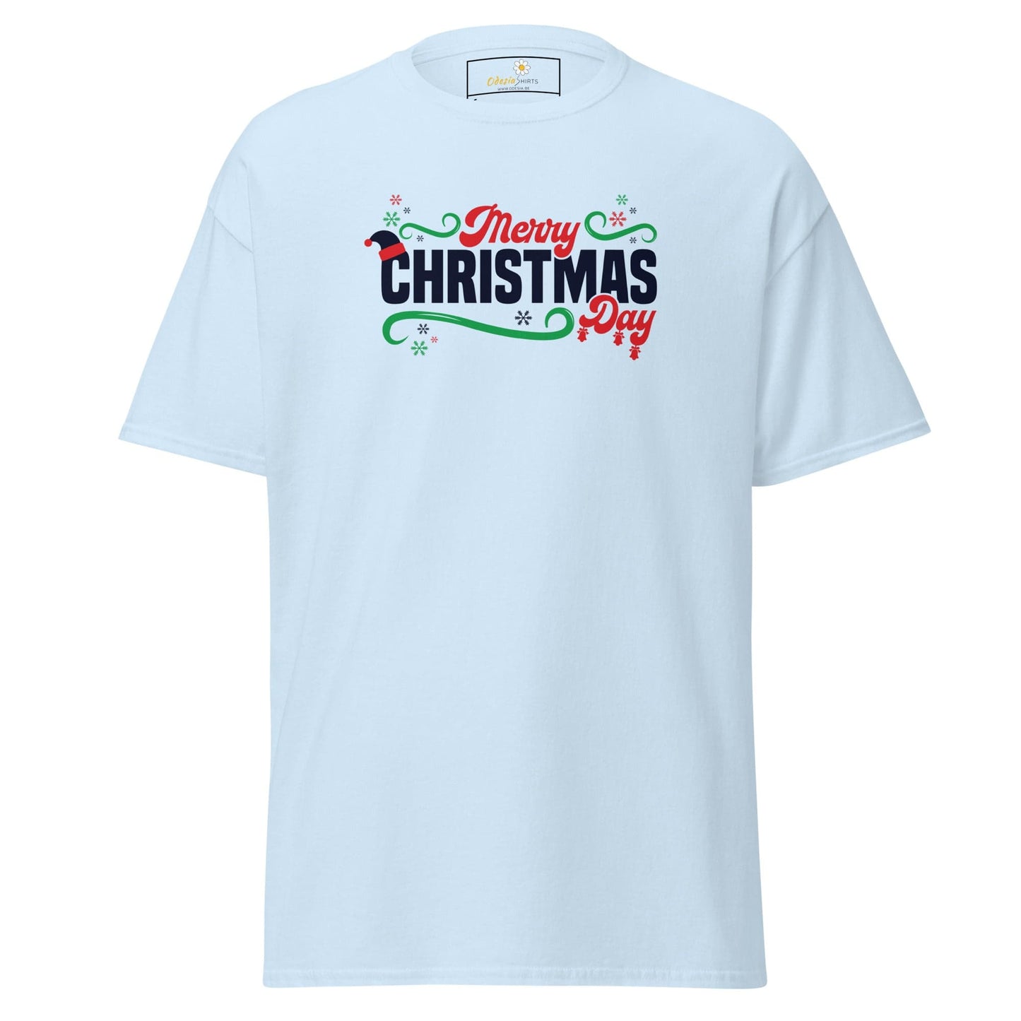 Unisex classic t-shirt - SEASONAL MERRY CHRISTMAS - REGULAR - Light Blue / S