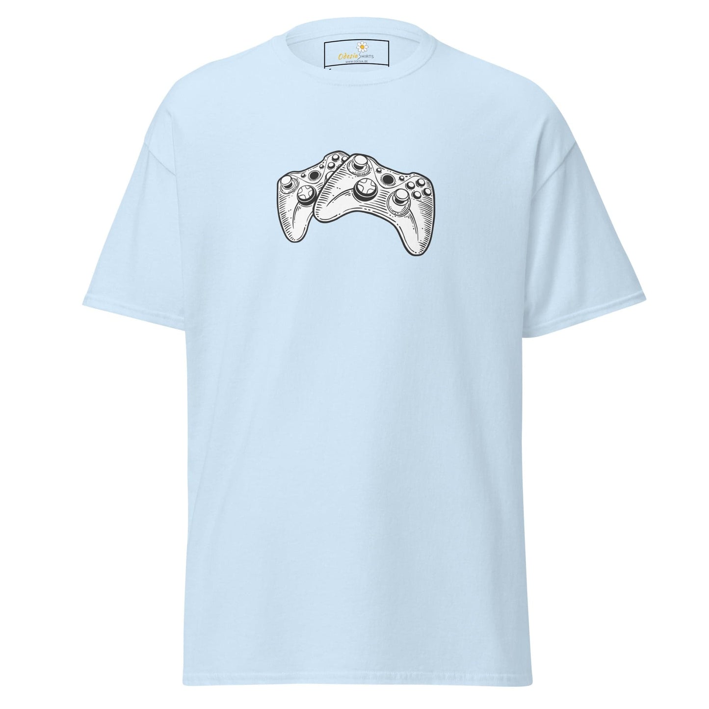 Unisex classic t-shirt - GAMERS CONTROLLERS - REGULAR - Light Blue / S