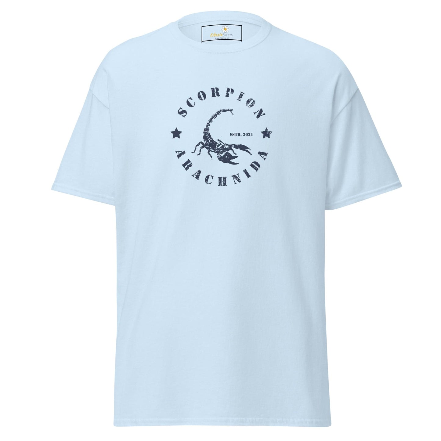 Unisex classic t-shirt - WILD LIFE SCORPION - REGULAR - Light Blue / S
