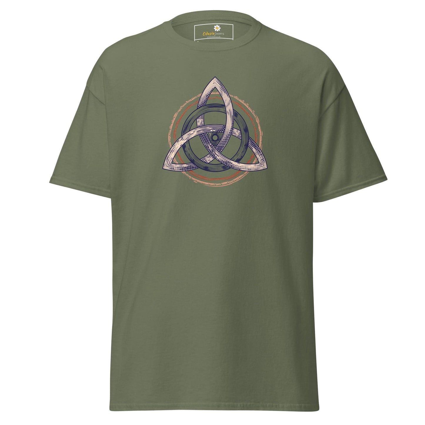 Unisex classic t-shirt - MYSTIC MAGIC SYMBOL - REGULAR - Military Green / S