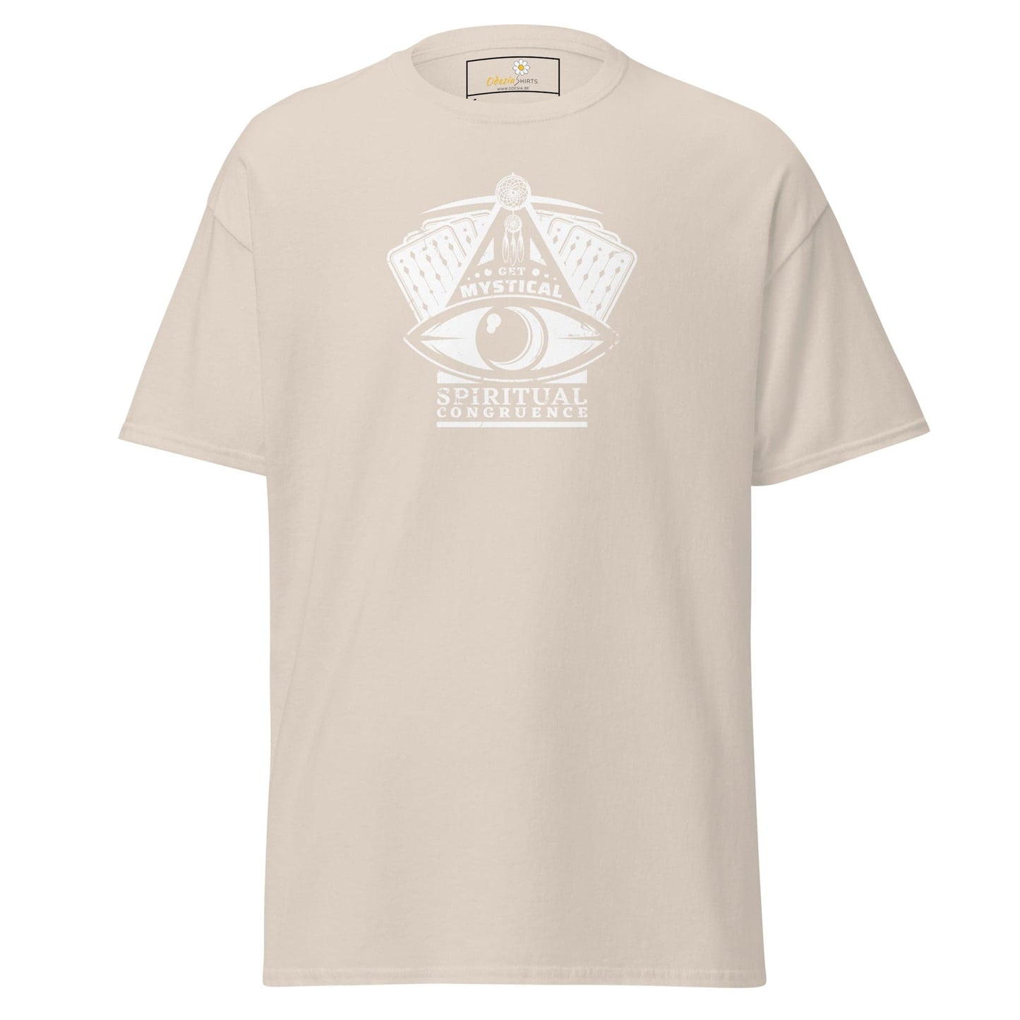 Unisex classic t-shirt - MYSTIC CARDS EYE - REGULAR - Natural / S