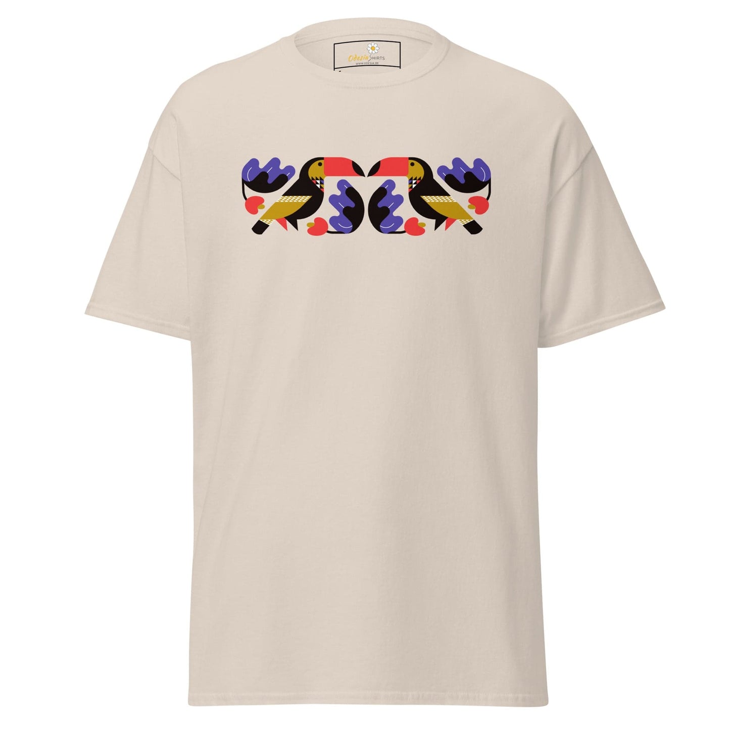 Unisex classic t-shirt - WILD LIFE TOUCAN MIRROR - REGULAR - Natural / S