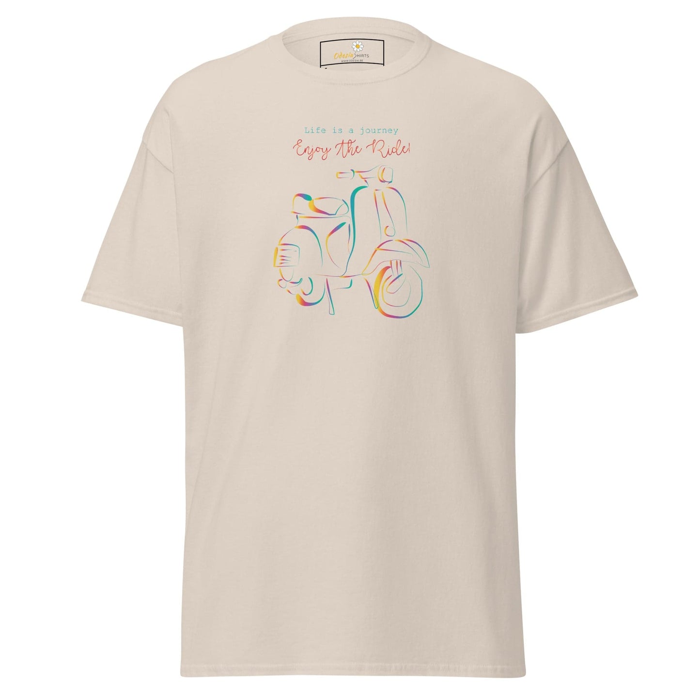 Unisex classic t-shirt - VINTAGE ENJOY RIDE - REGULAR - Natural / S