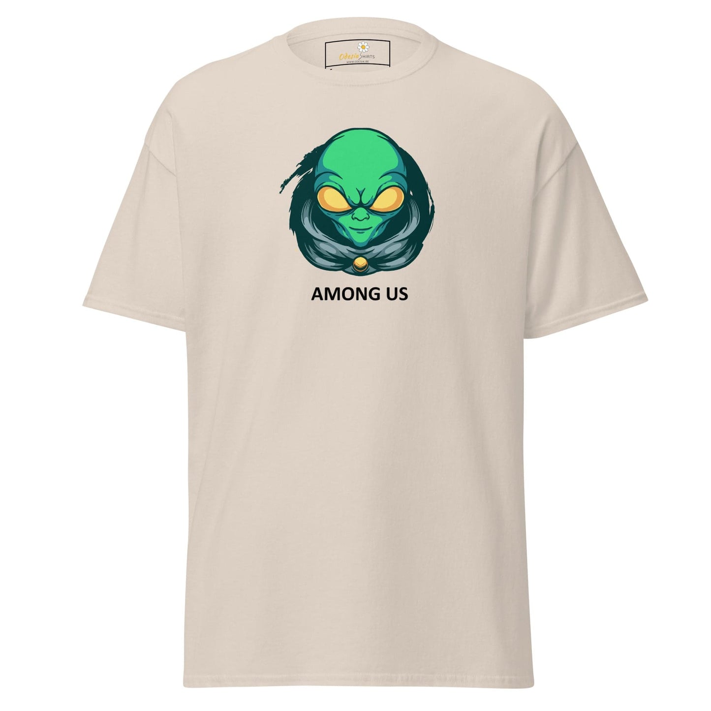 Unisex classic t-shirt - SPACE ALIEN AMONG US - REGULAR - Natural / S
