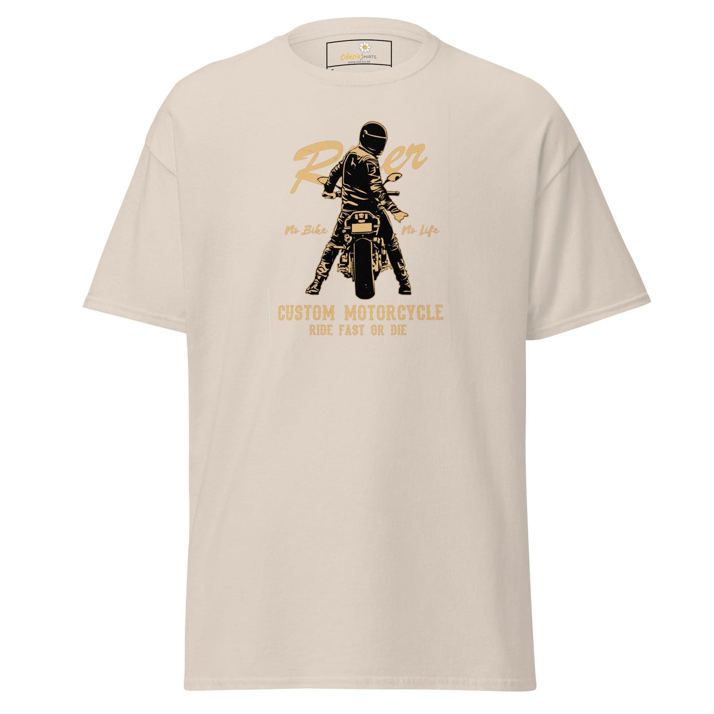 Unisex classic t-shirt - SPORT RIDER MOTORCYCLE - REGULAR - Natural / S