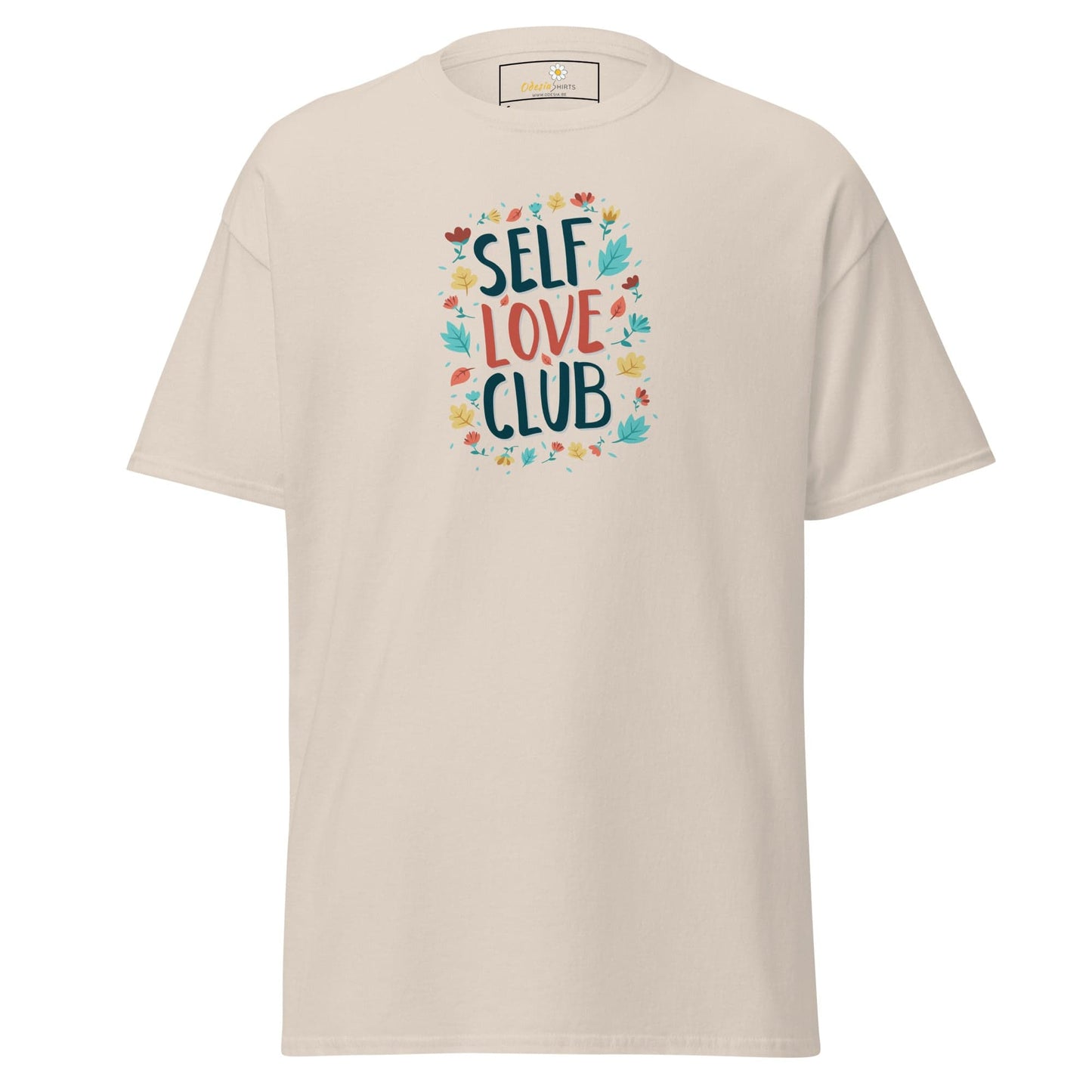 Unisex classic t-shirt - POSITIVE SELF LOVE CLUB - REGULAR - Natural / S