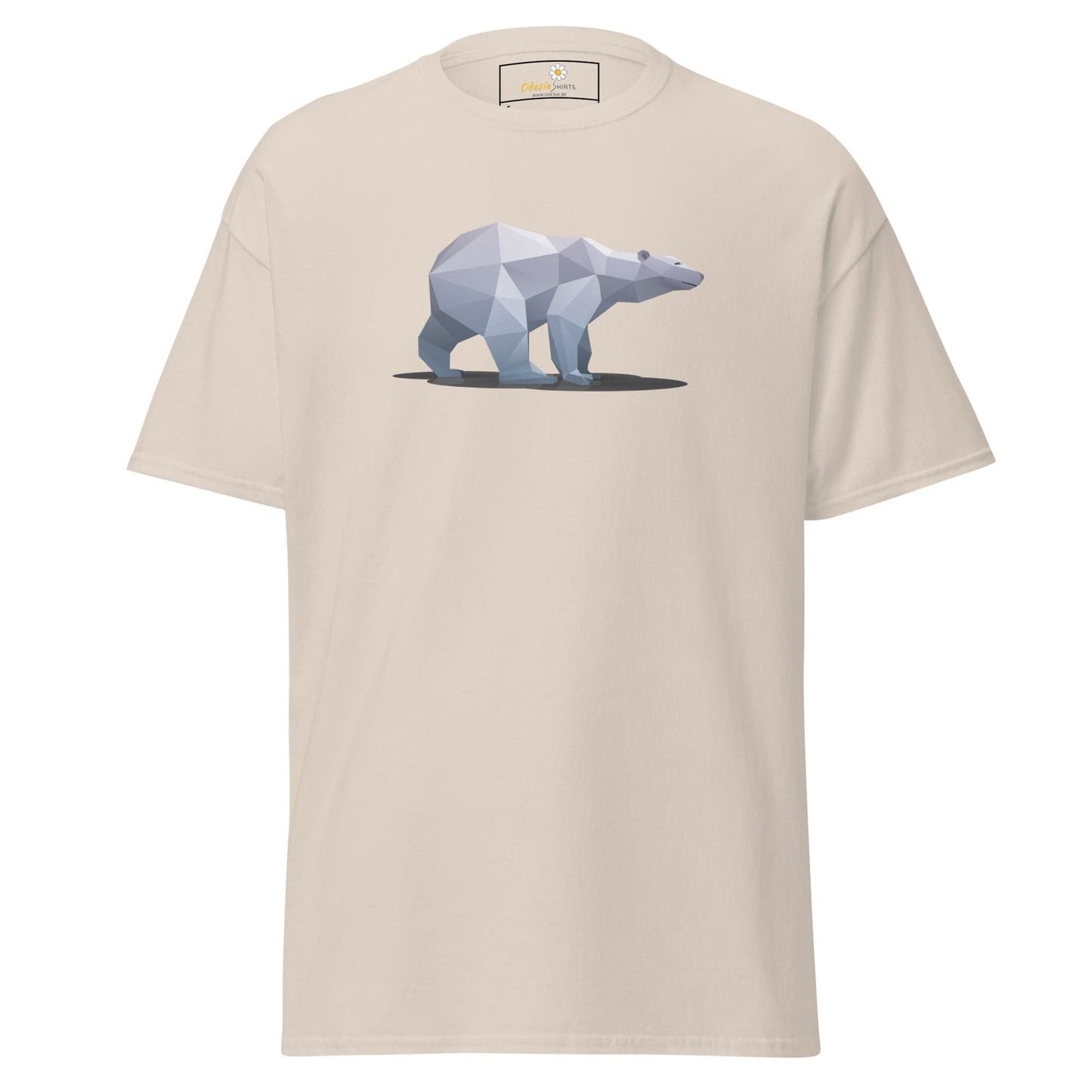 Unisex classic t-shirt - WILD LIFE ICE BEAR - REGULAR - Natural / S