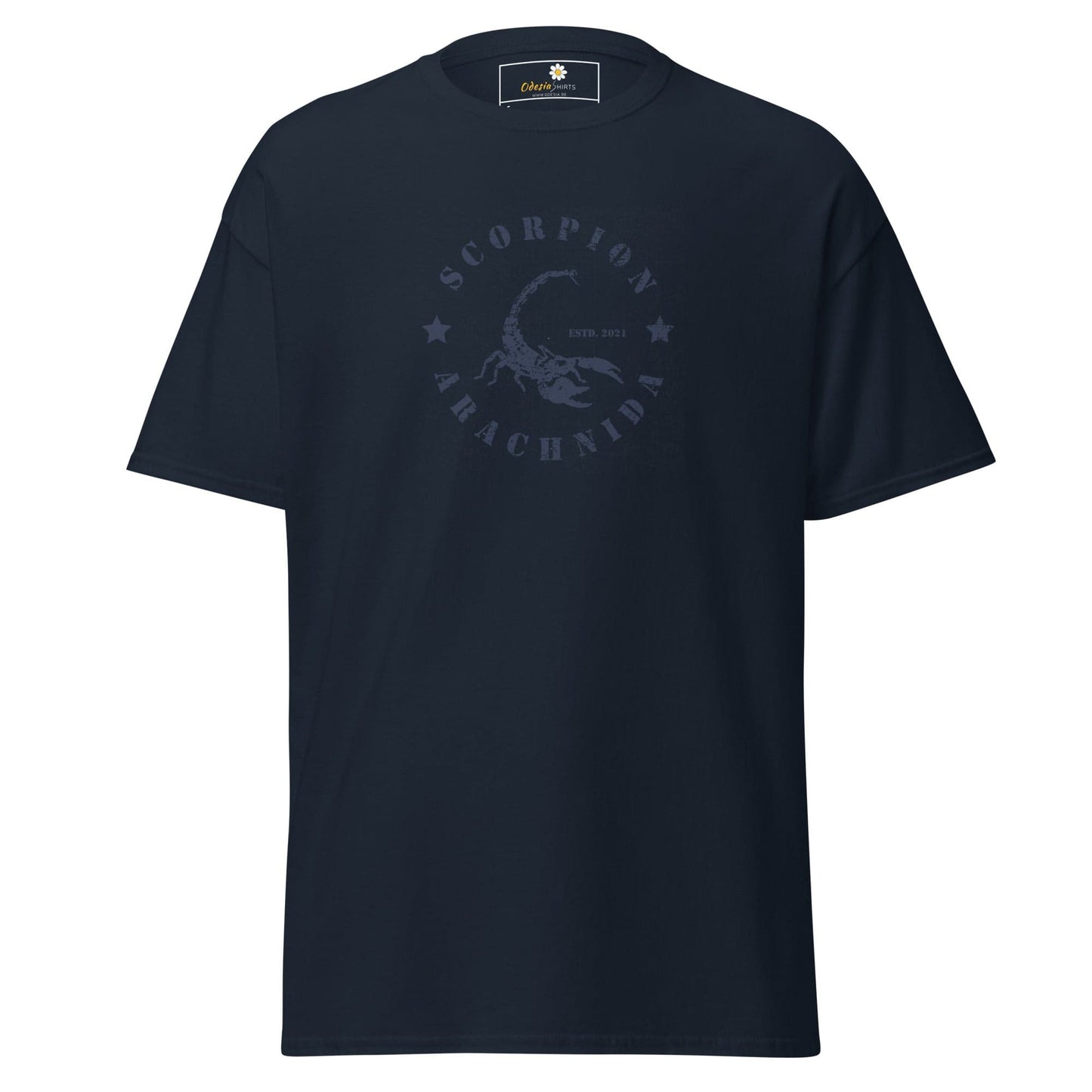 Unisex classic t-shirt - WILD LIFE SCORPION - REGULAR - Navy / S