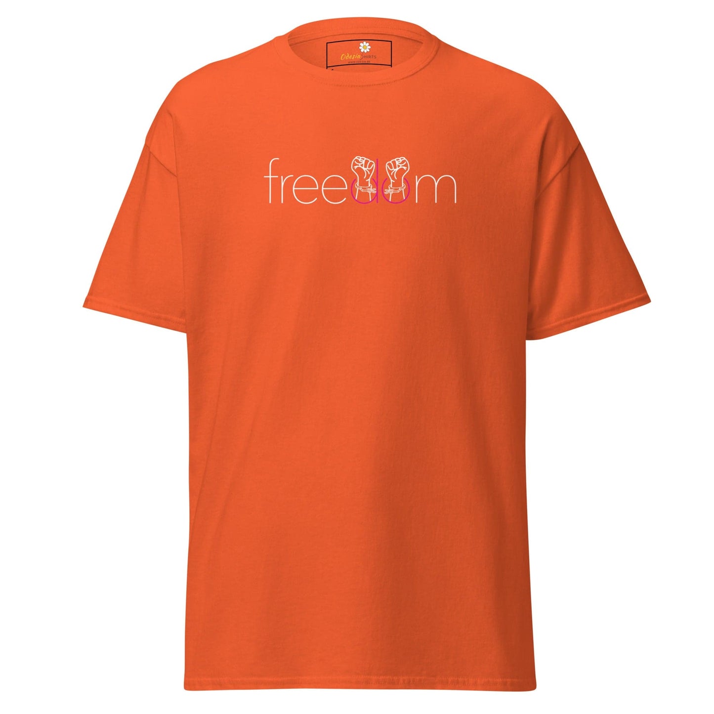 Unisex classic t-shirt - MISC FREEDOM - REGULAR - Orange / S