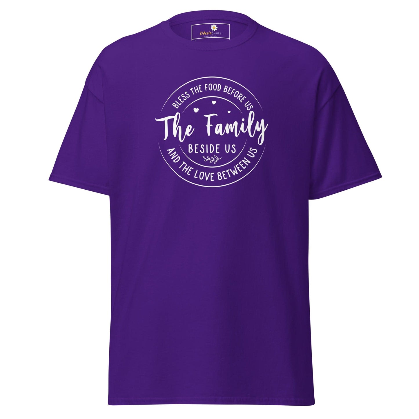 Unisex classic t-shirt - SPIRITUAL BLESS THE FAMILY - REGULAR - Purple / S