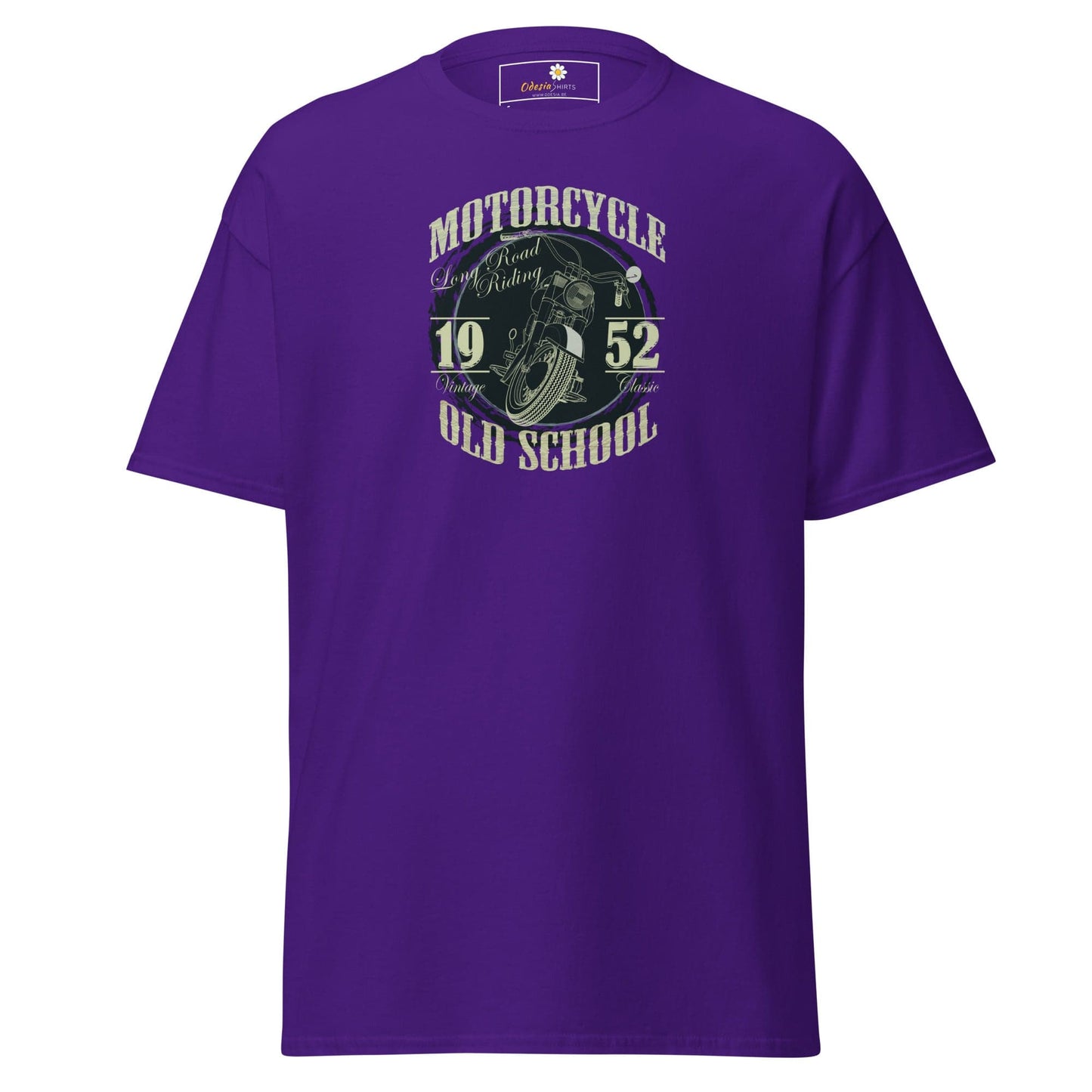 Unisex classic t-shirt - MISC MOTORCYCLE 1952 - REGULAR - Purple / S