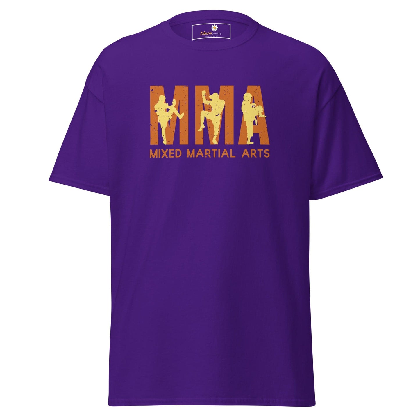 Unisex classic t-shirt - SPORT MMA MIXED MARTIAL - REGULAR - Purple / S