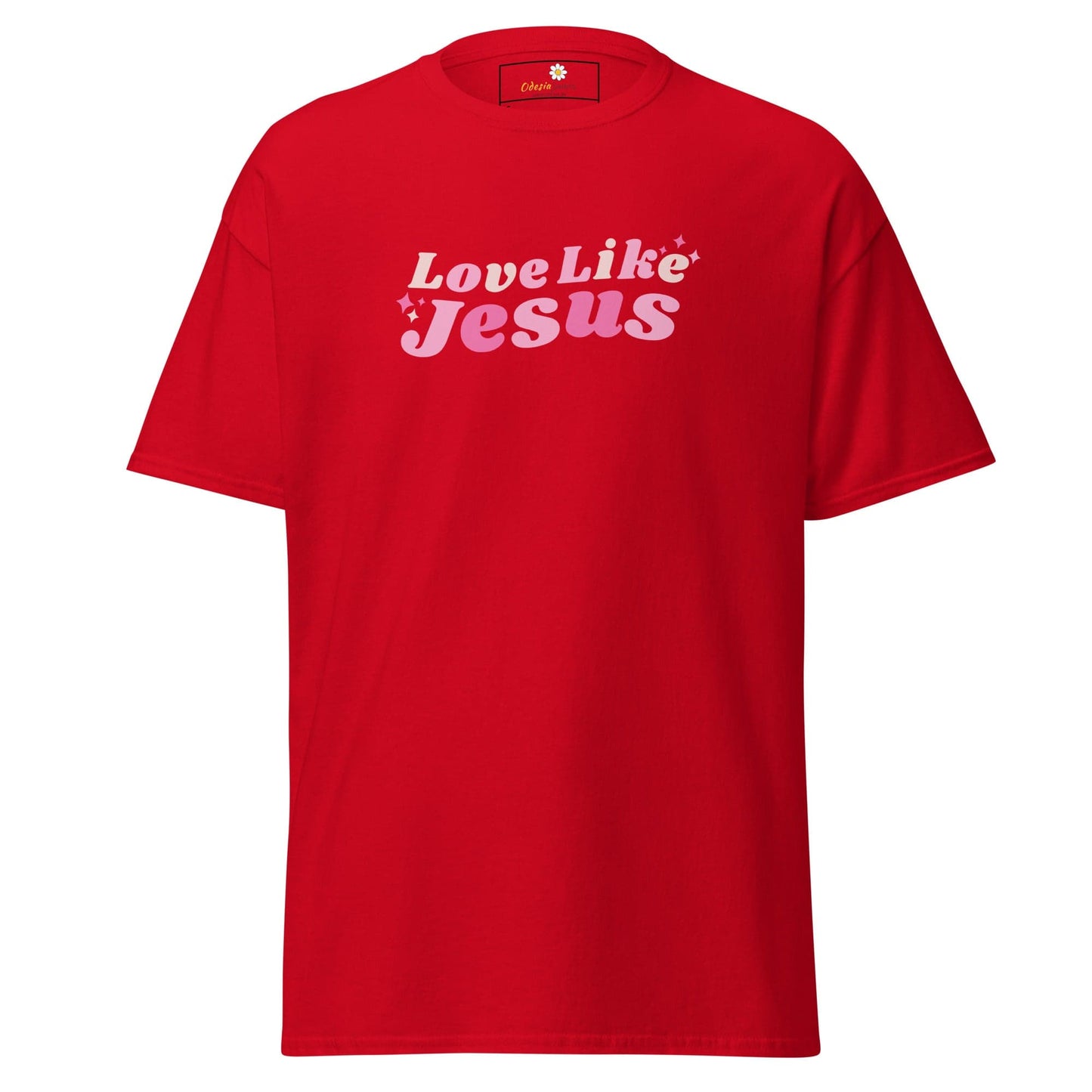 Unisex classic t-shirt - SPIRITUAL LOVE LIKE JESUS - REGULAR - Red / S