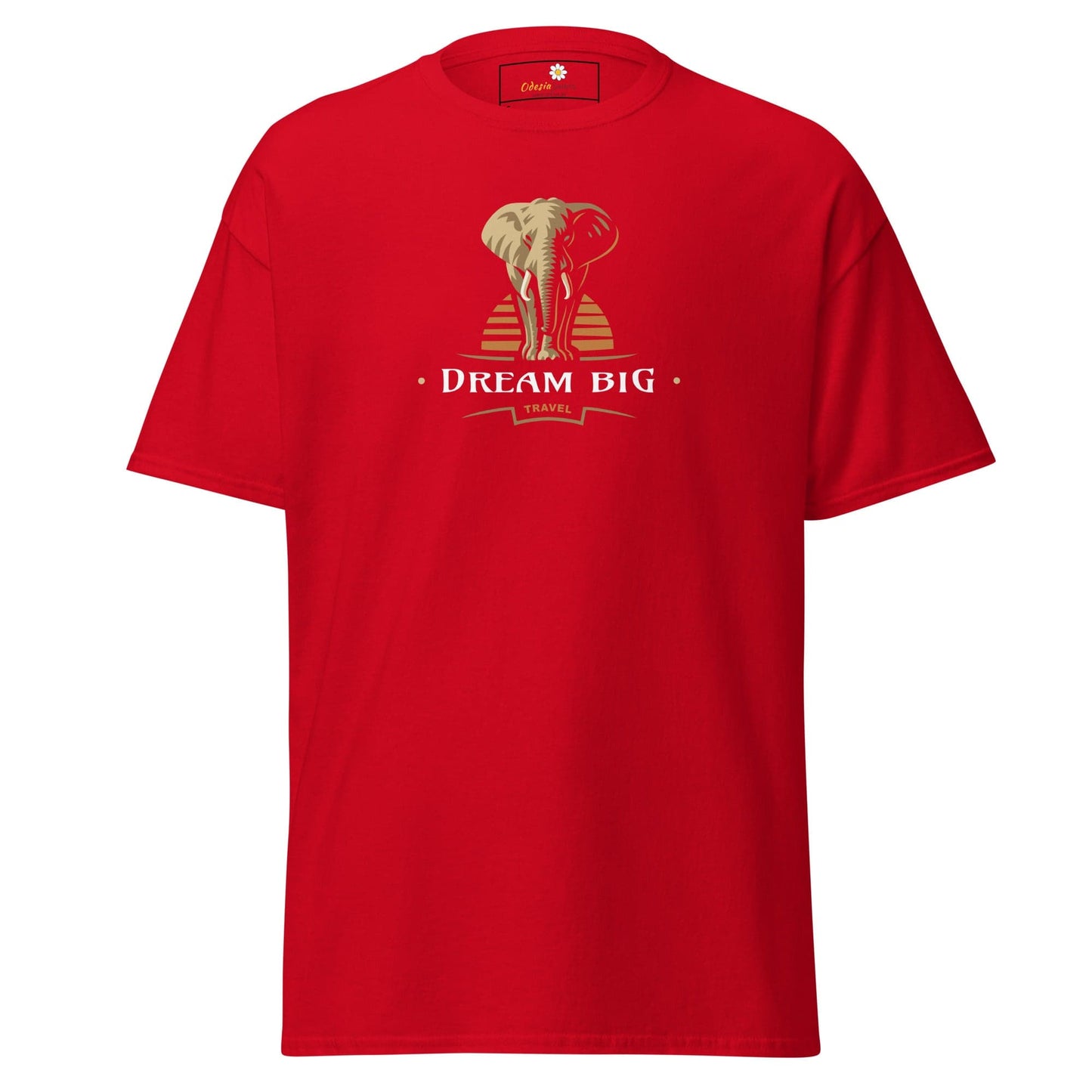 Unisex classic t-shirt - WILD LIFE DREAM BIG - REGULAR - Red / S