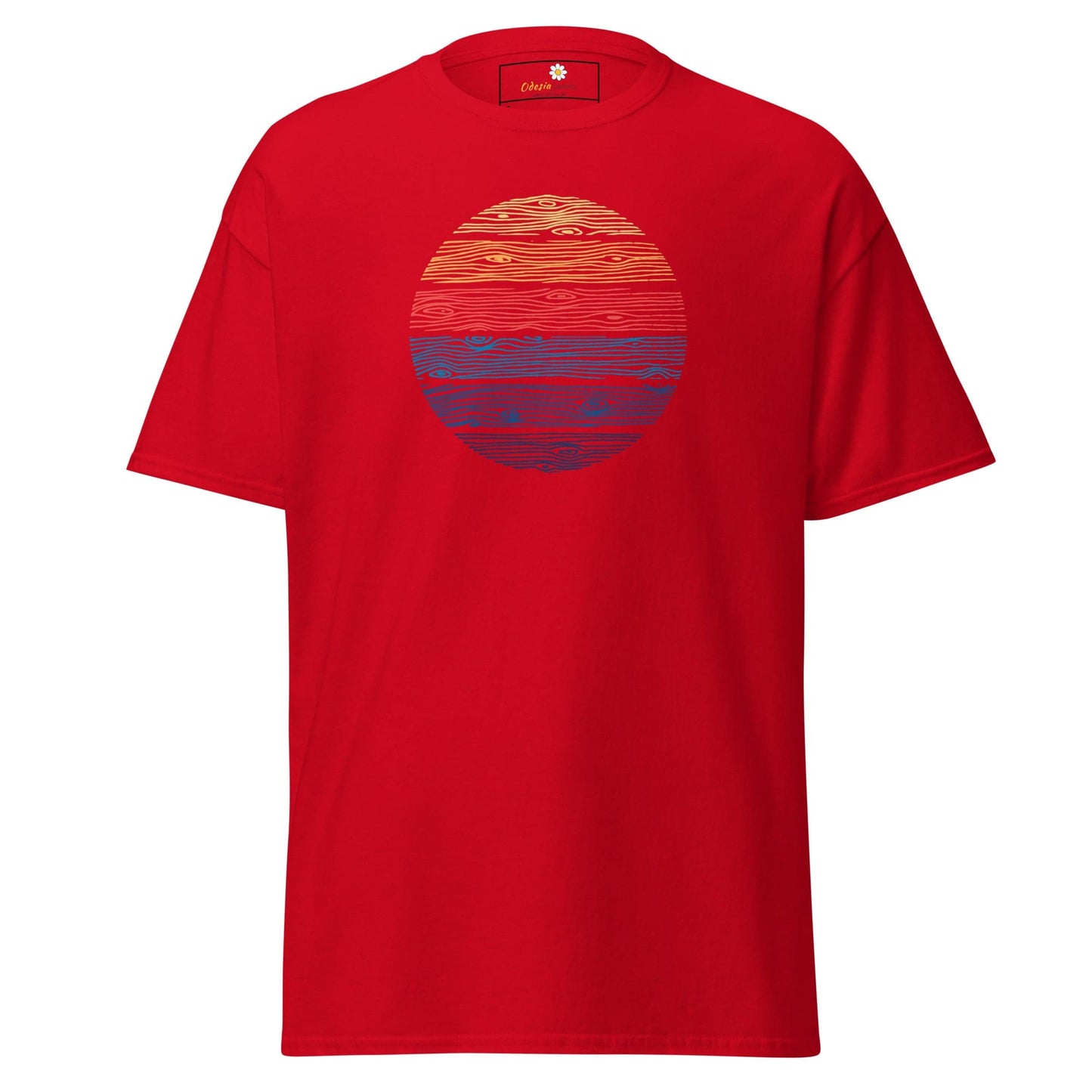 Unisex classic t-shirt - MISC COLOR CIRCLE - REGULAR - Red / S