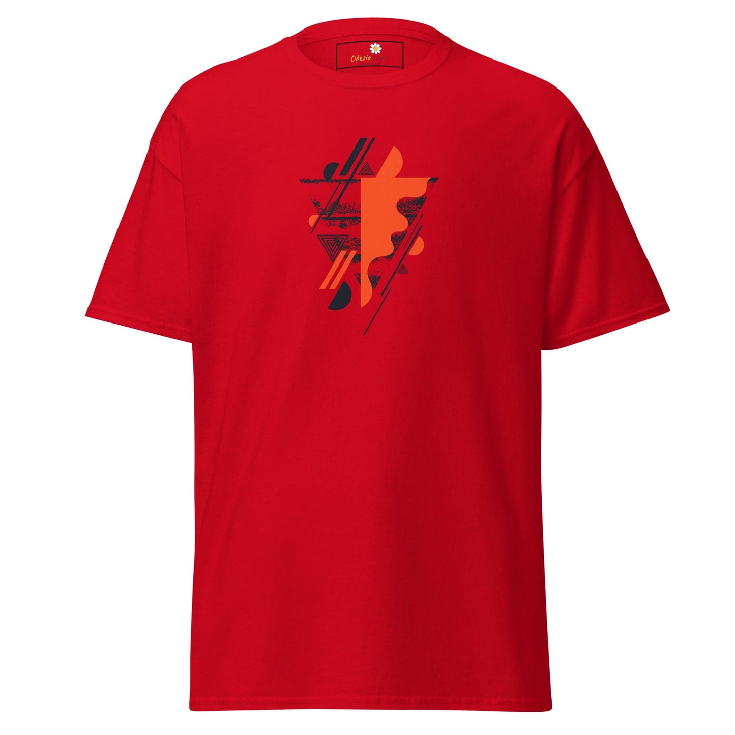 Unisex classic t-shirt - ABSTRACT SHAPES AND COLORS - REGULAR - Red / S
