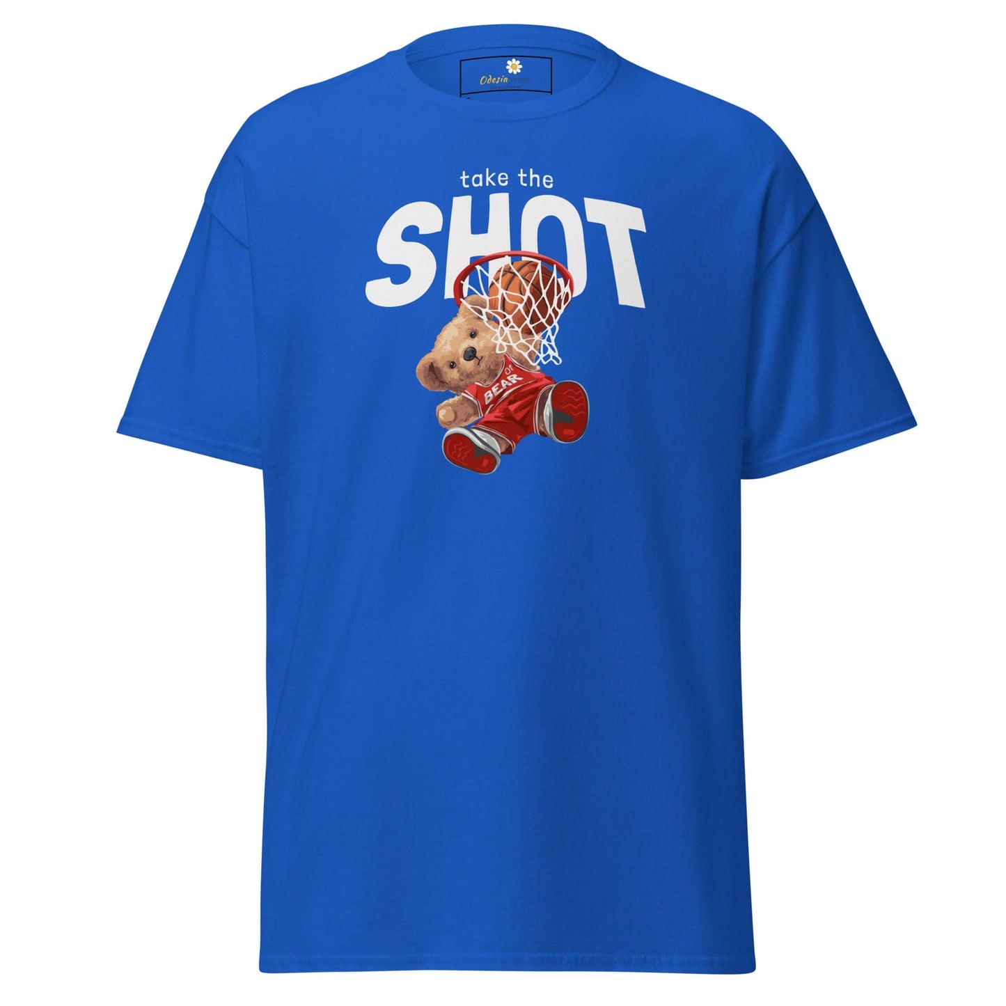 Unisex classic t-shirt - FUN TAKE THE SHOT - REGULAR - Royal / S