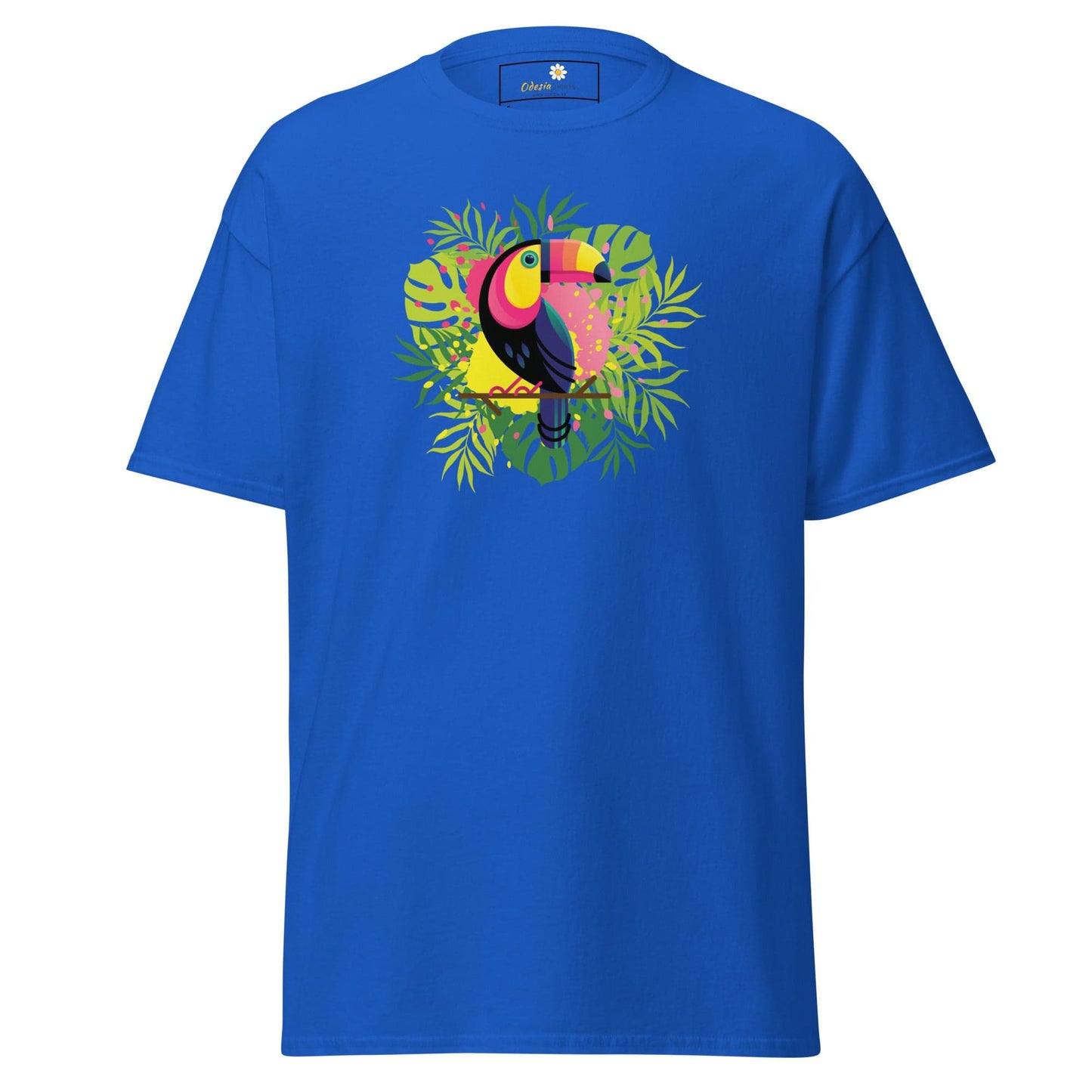 Unisex classic t-shirt - WILDLIFE PARADISE TOUCAN - REGULAR - Royal / S