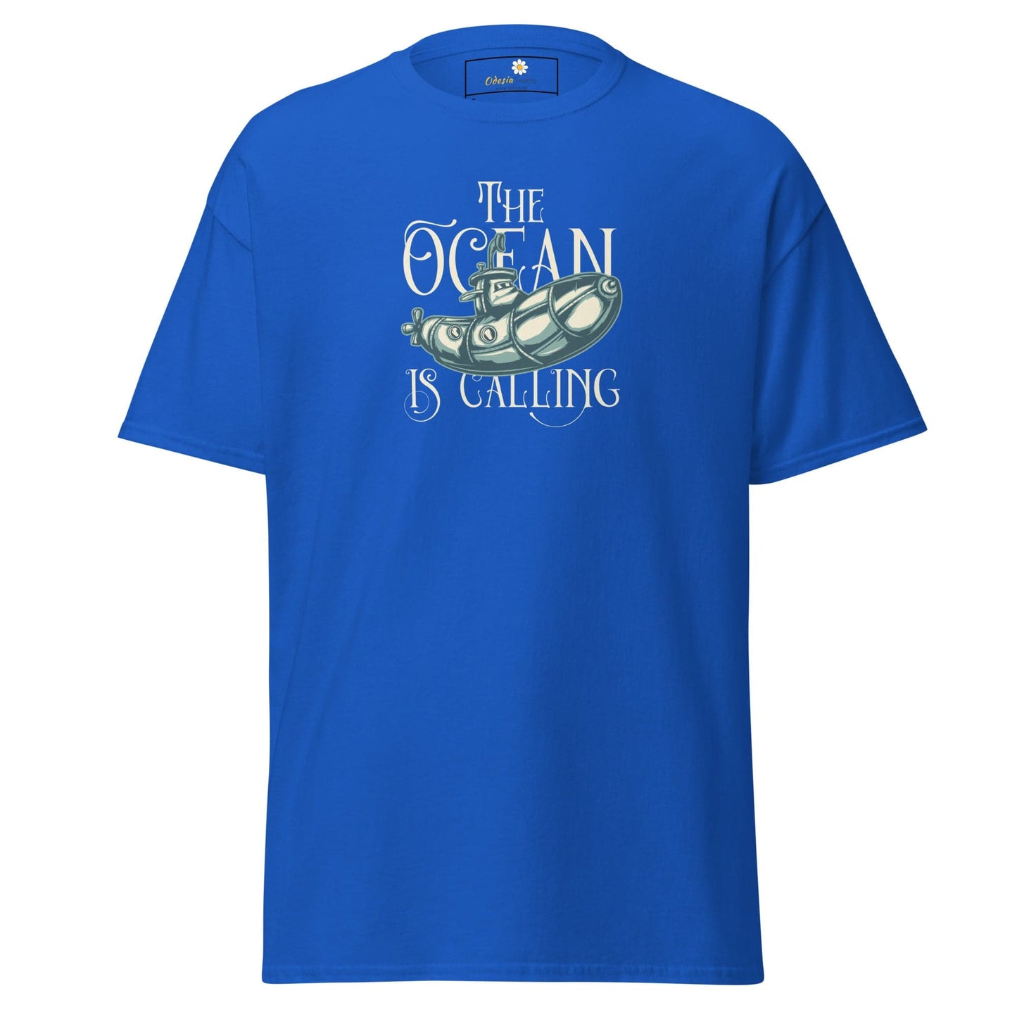 Unisex classic t-shirt - SEALIFE THE OCEAN IS CALLING - REGULAR - Royal / S