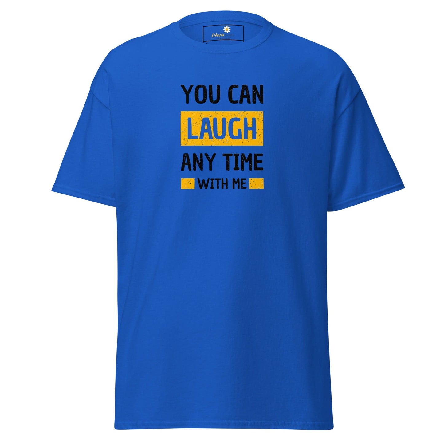 Unisex classic t-shirt - FUN TEXT YOU CAN LAUGH - REGULAR - Royal / S