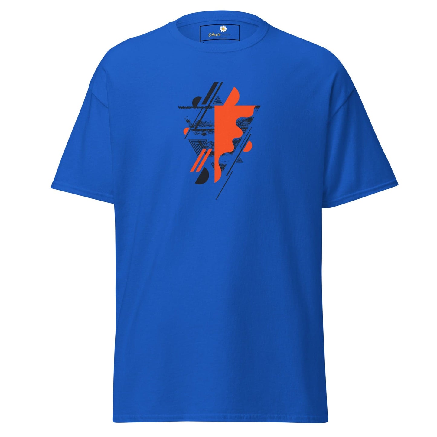 Unisex classic t-shirt - ABSTRACT SHAPES AND COLORS - REGULAR - Royal / S