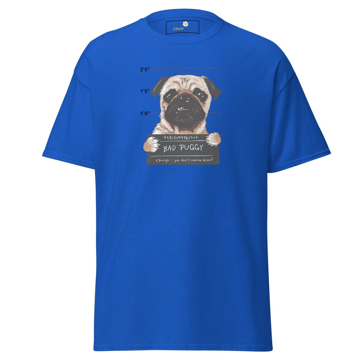 Unisex classic t-shirt - ANIMALS BAD PUPPY - REGULAR - Royal / S