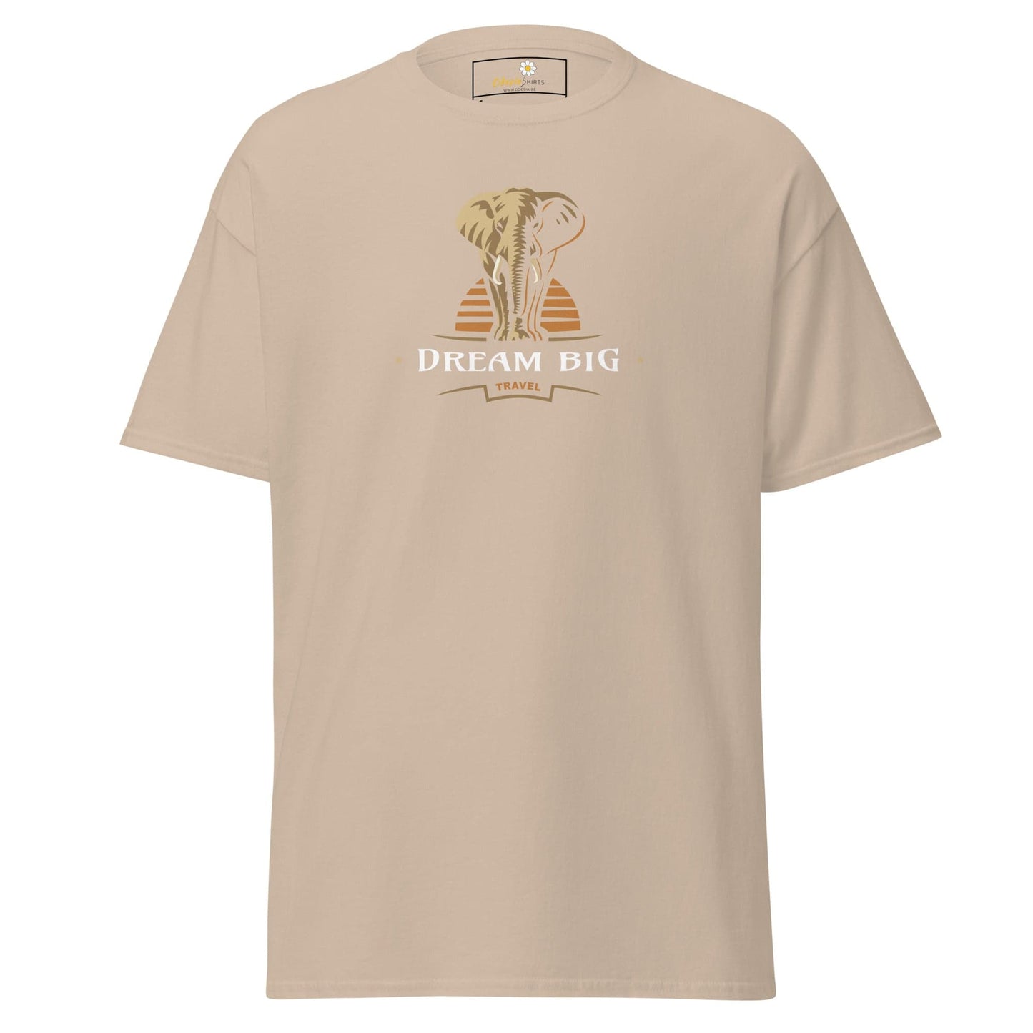 Unisex classic t-shirt - WILD LIFE DREAM BIG - REGULAR - Sand / S