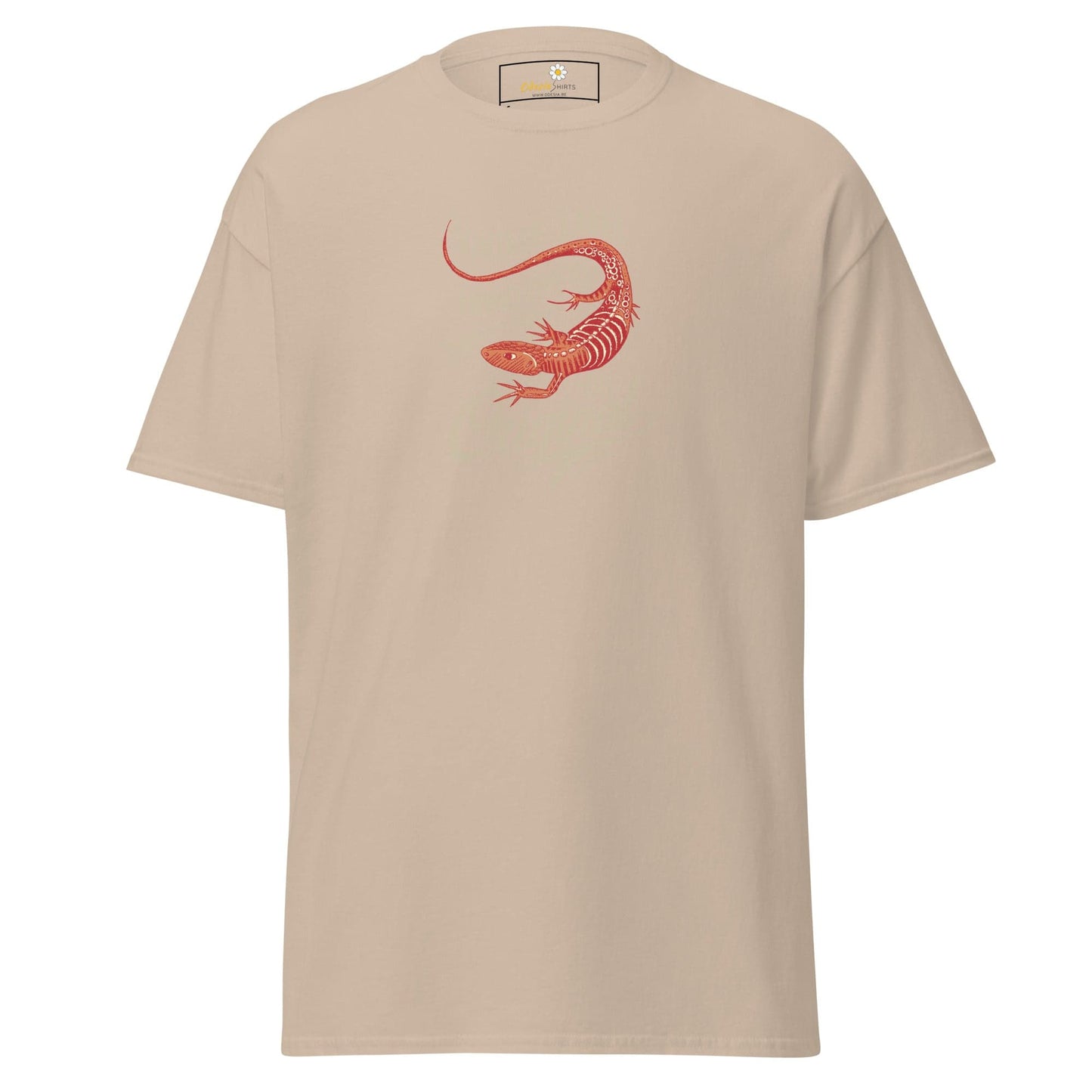 Unisex classic t-shirt - VINTAGE LIZARD - REGULAR - Sand / S