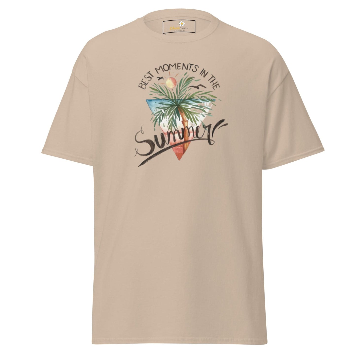 Unisex classic t-shirt - SUMMER SCENE - REGULAR - Sand / S